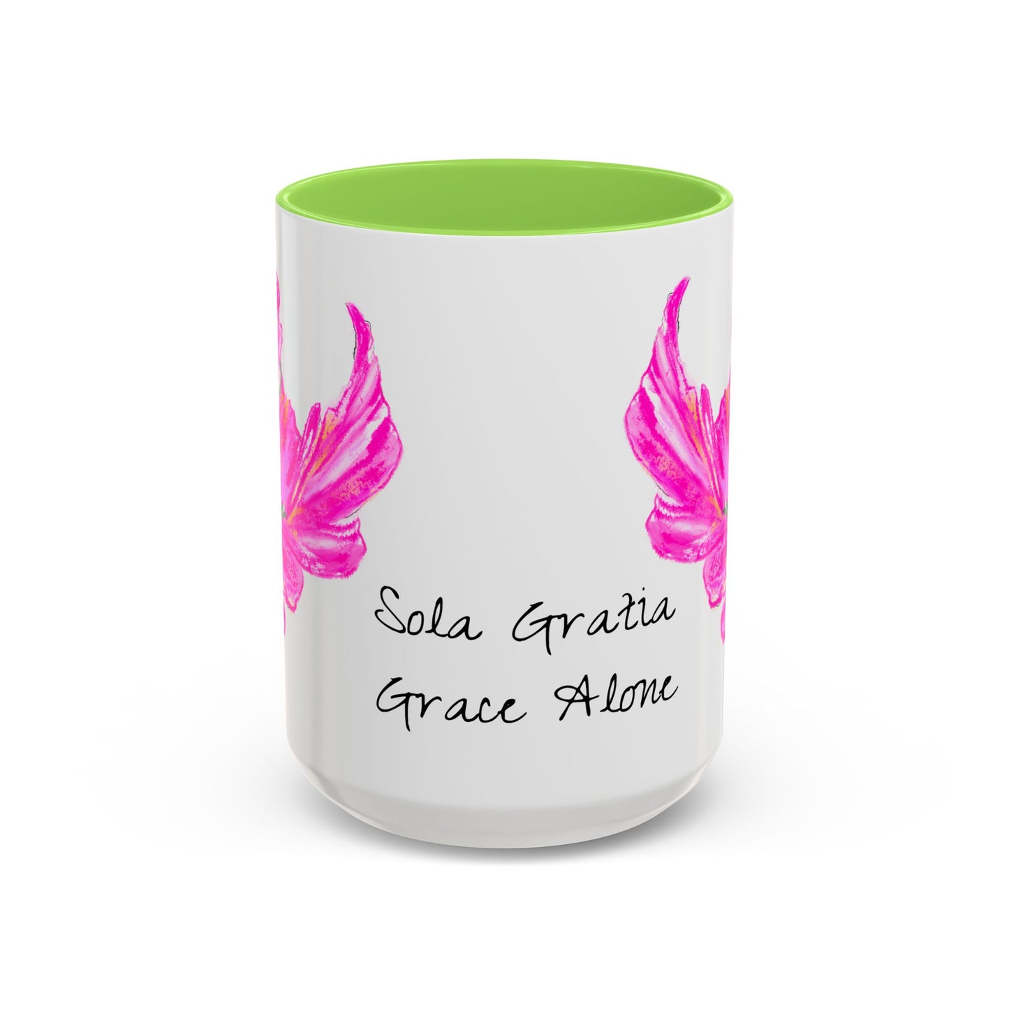 Vibrant Tulips Mugs “Sola Gratia”