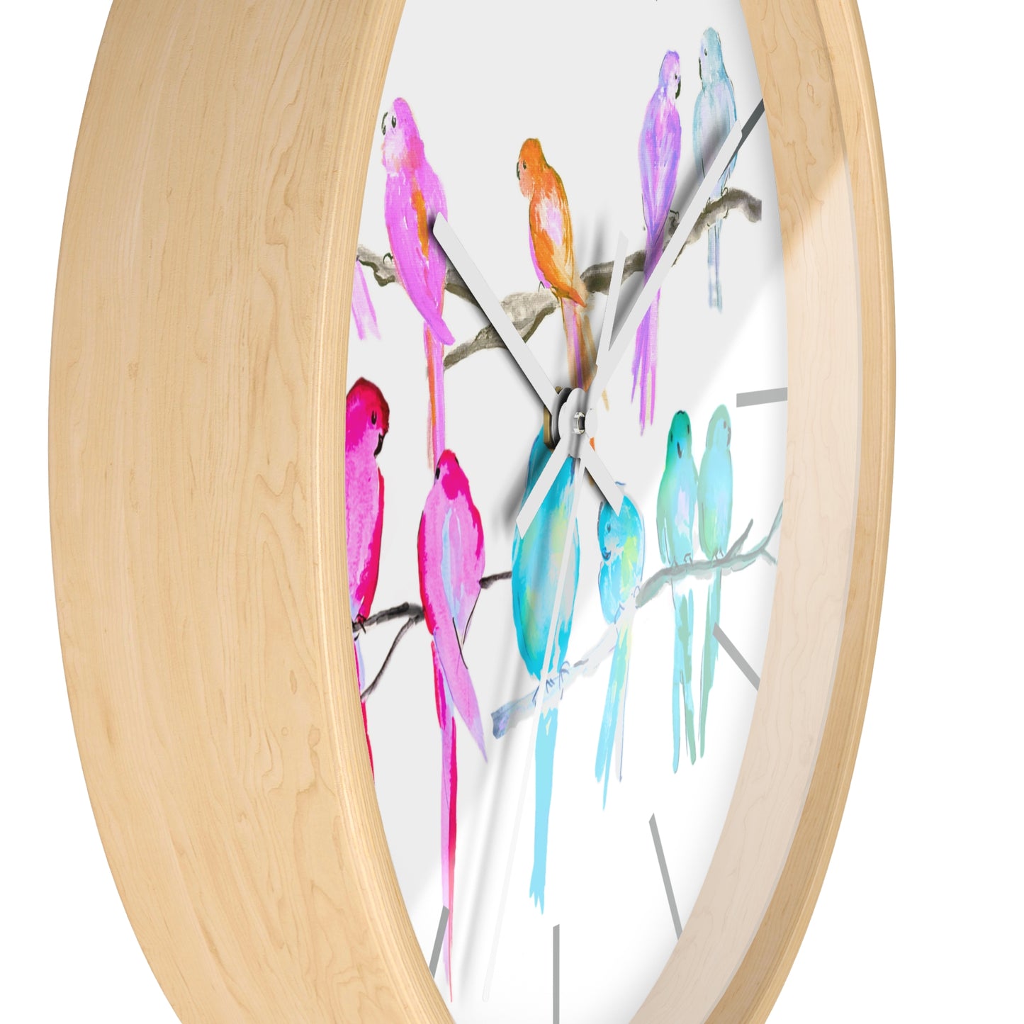 Jolly Birds Wall Clock, Multi-Color