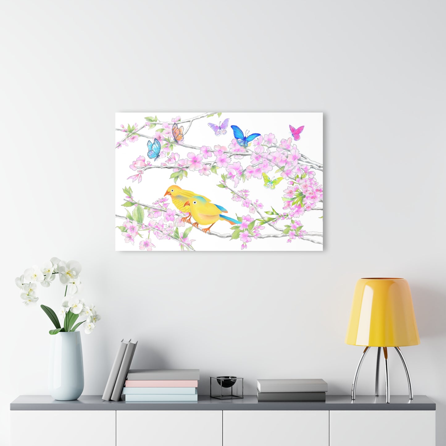 Blossom Whirl Acrylic Print French Cleat Hanging B Middle picture "We Fly Where God Thinks Best"