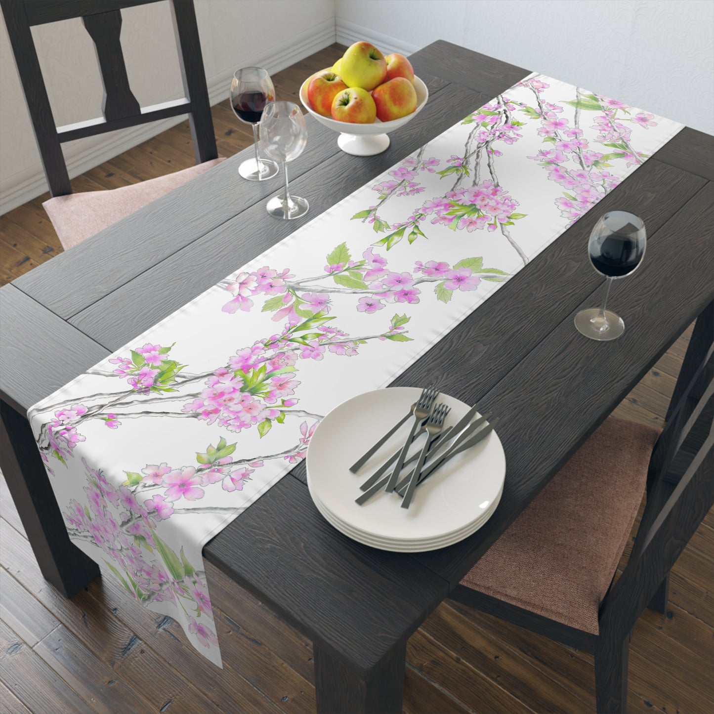 Cherry Blossoms Table Runner