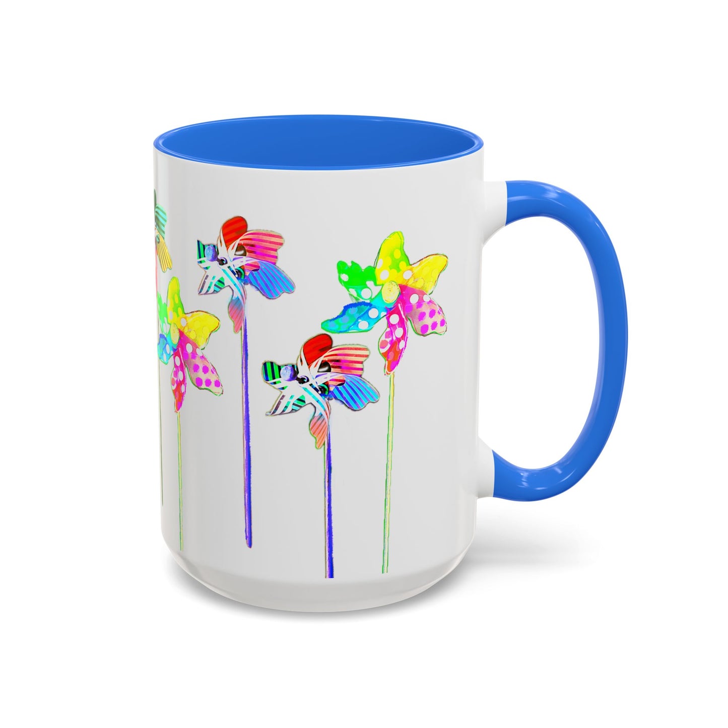 Pinwheels Mug Blue