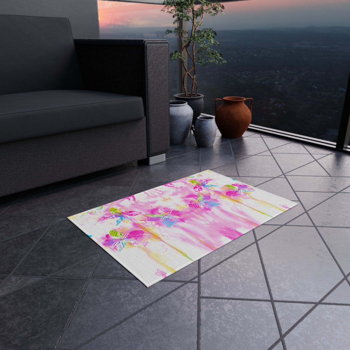 Pinwheels Indoor/Outdoor Rug