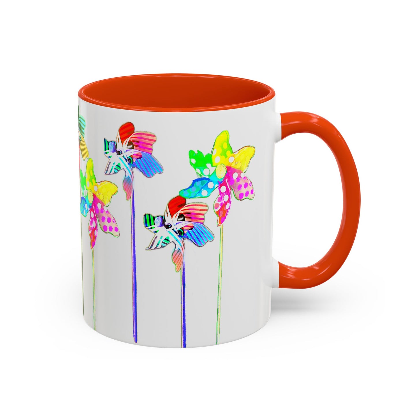 Pinwheels Mug Orange