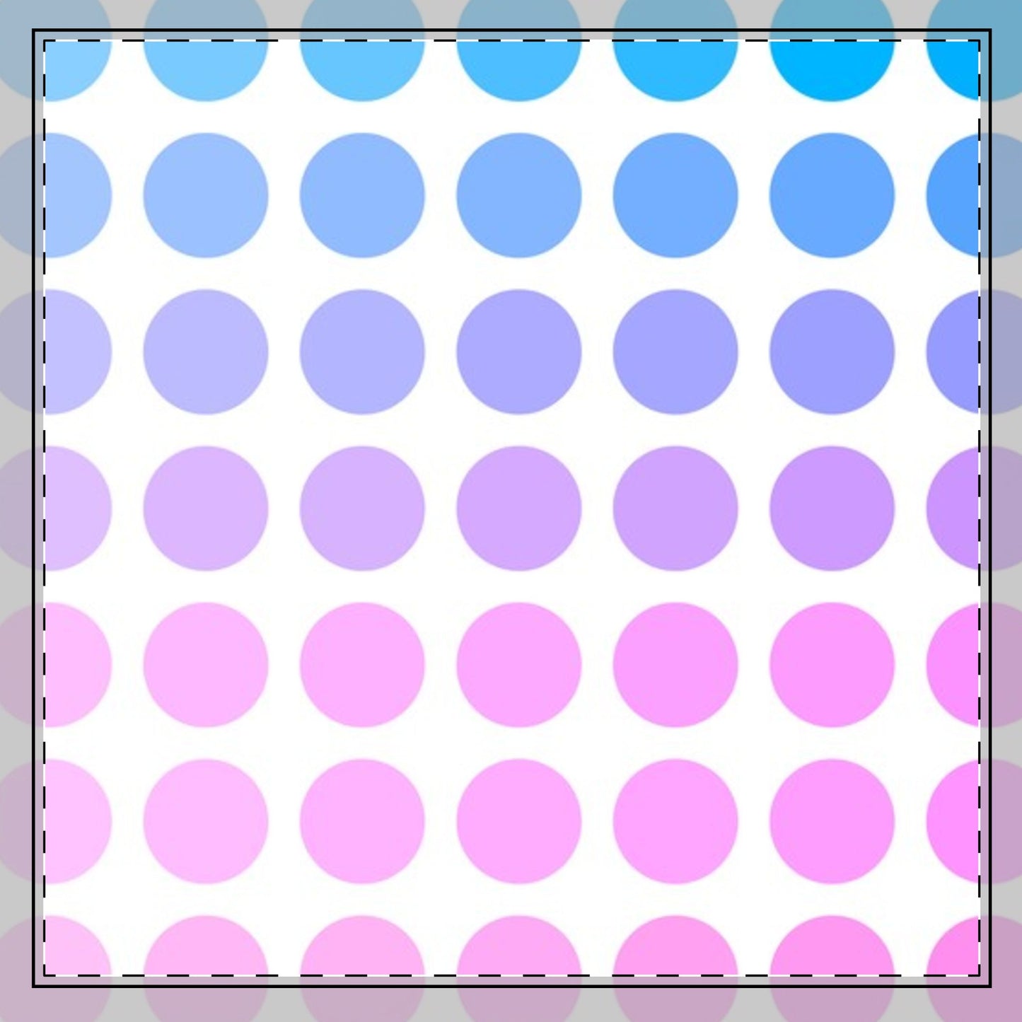 Polka Dot Joy Poly Twill Napkin, Blue/Lilac/Pink, Bright White Fabric Background