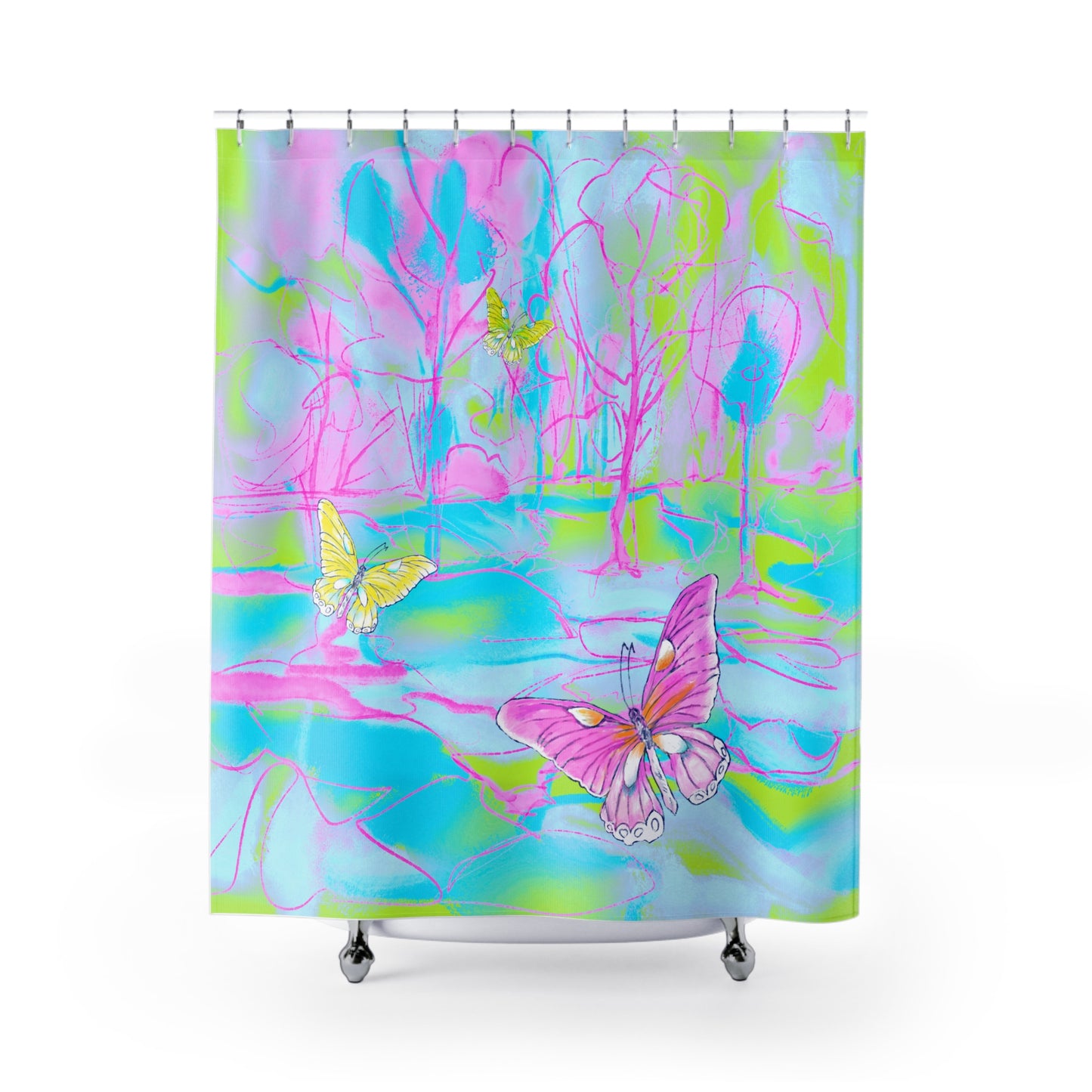 Joyful Landscapes Shower Curtains