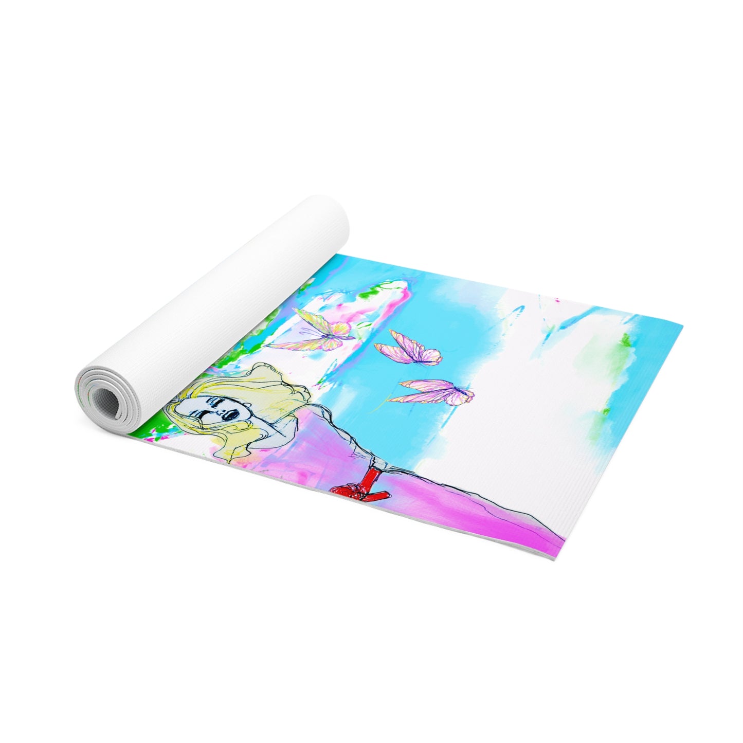 Foam Yoga Mats Butterfly Bliss