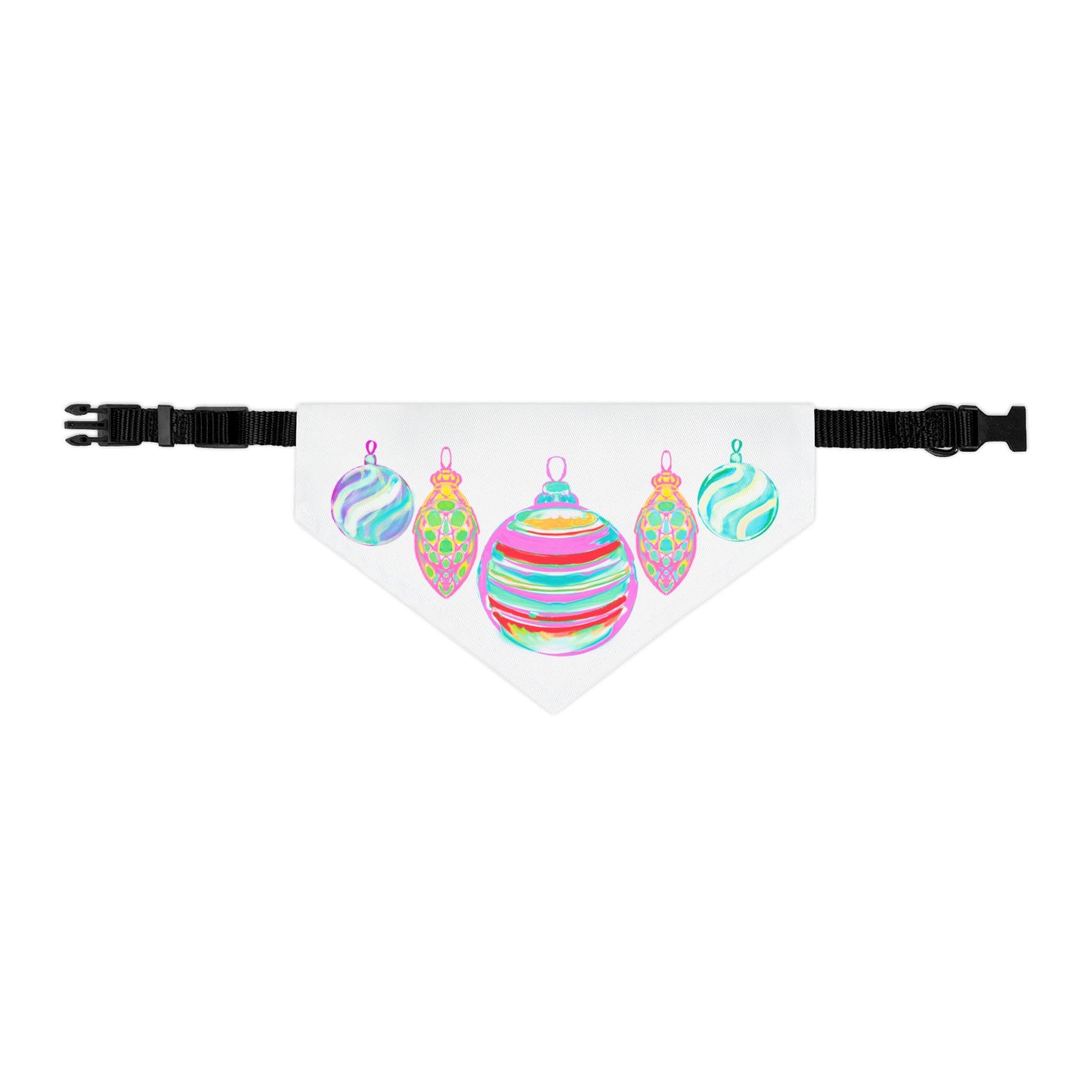 Pet Clothing Bandana Collar Christmas Jolly Woofs