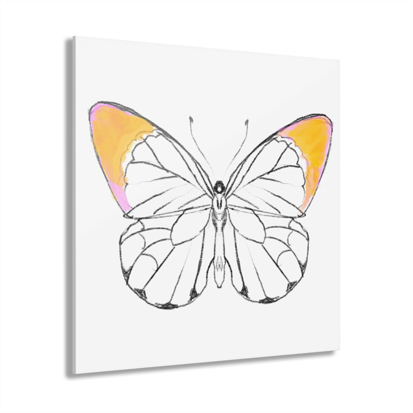 Chroma Acrylic Prints (French Cleat Hanging) yellow orange