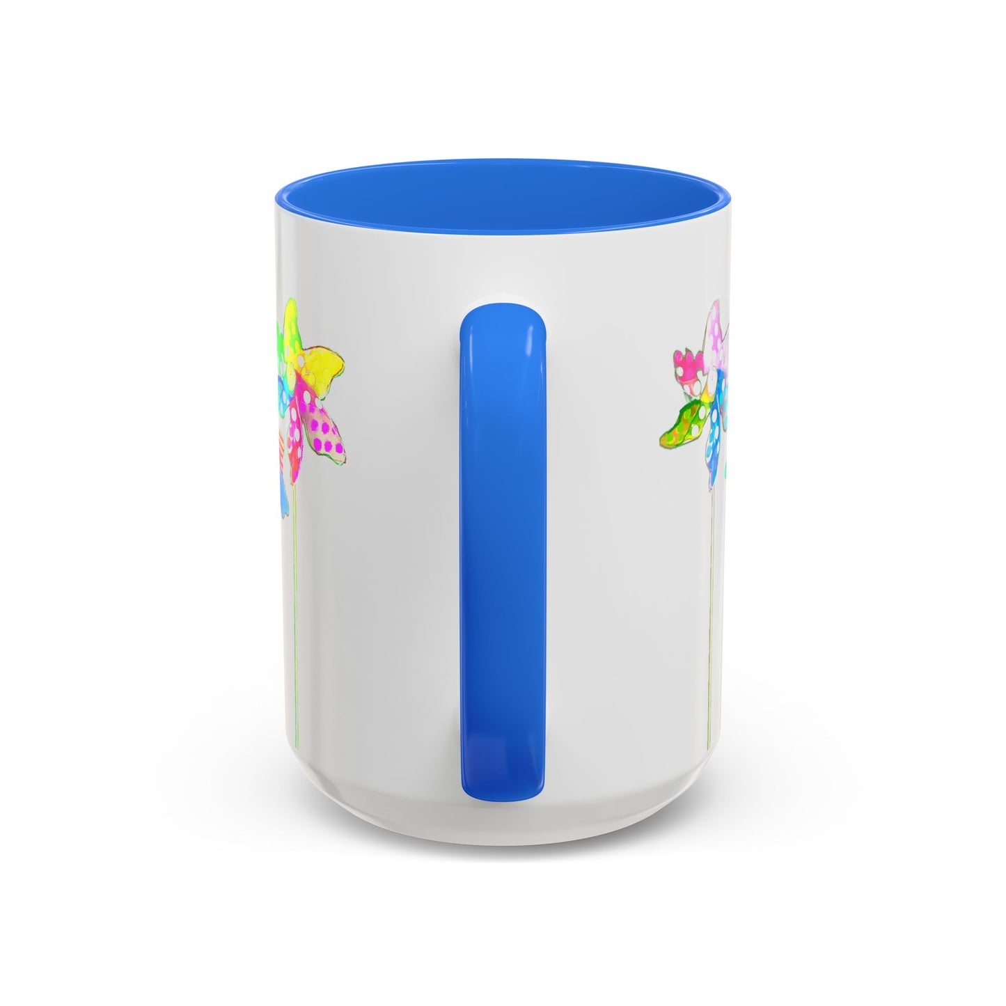 Pinwheels Mug Blue