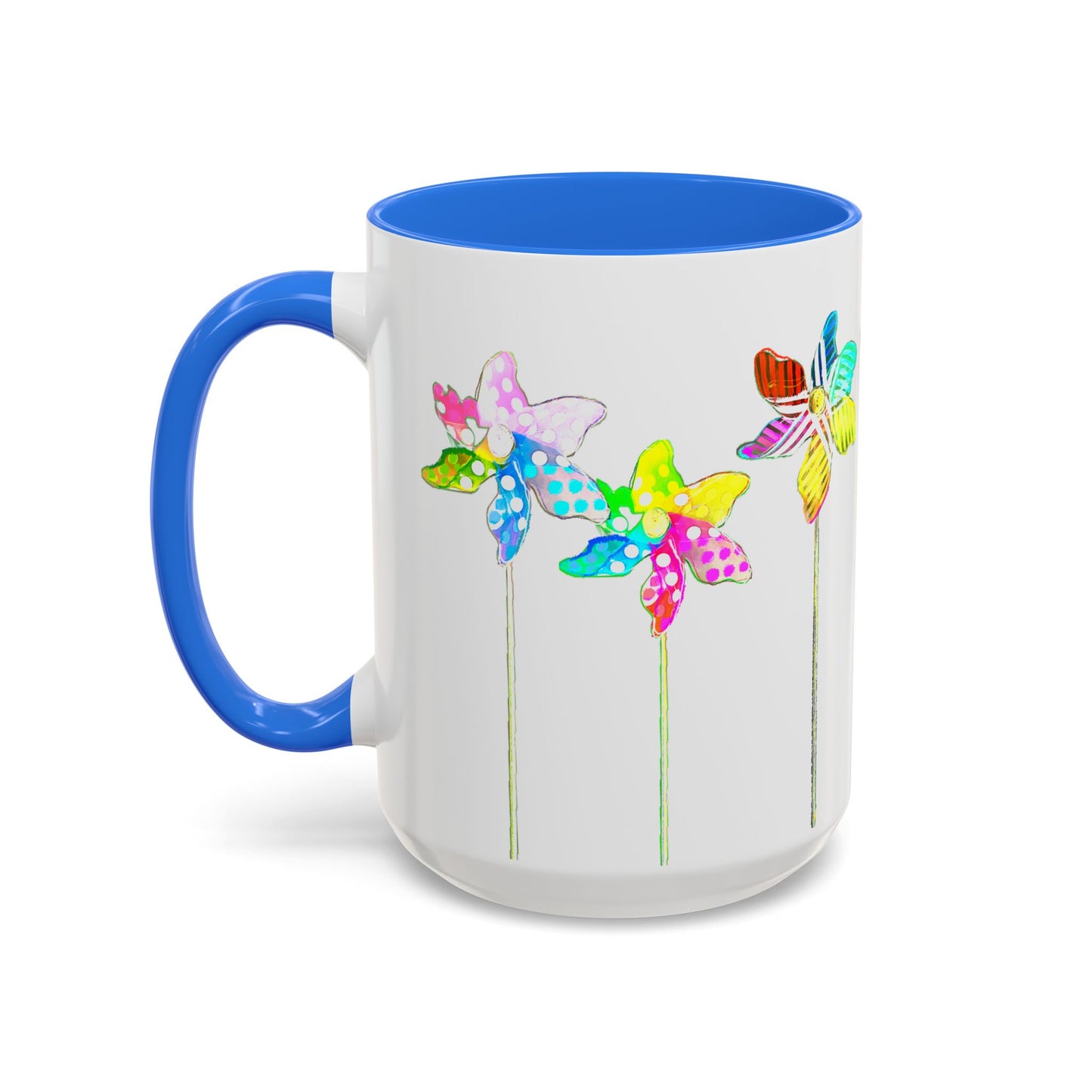 Pinwheels Mug Blue
