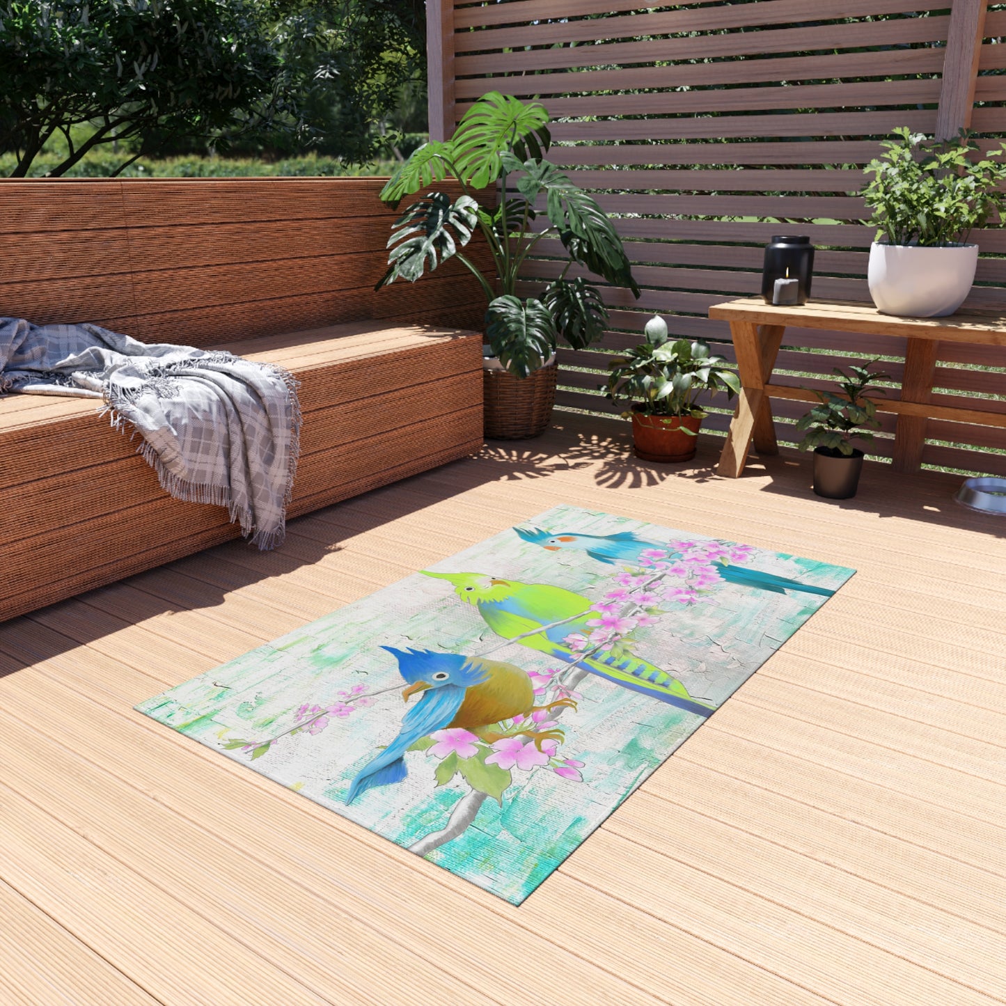 Cherry Chirp Indoor/Outdoor Rug