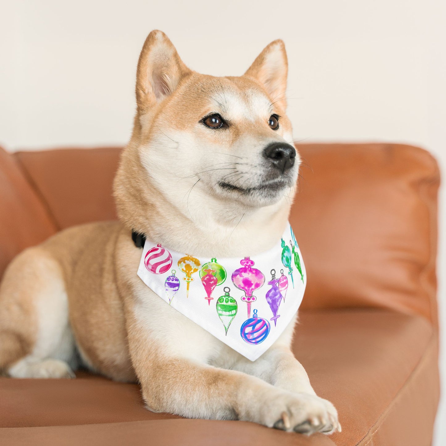 Pet Bandana Collar Christmas Jolly Woofs