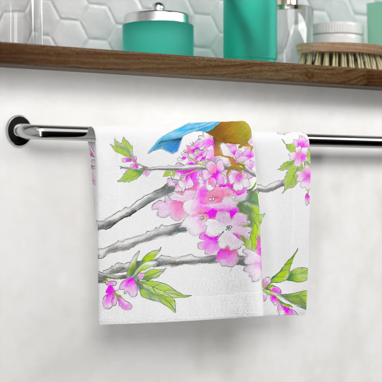 Face Towels Cherry Chirp