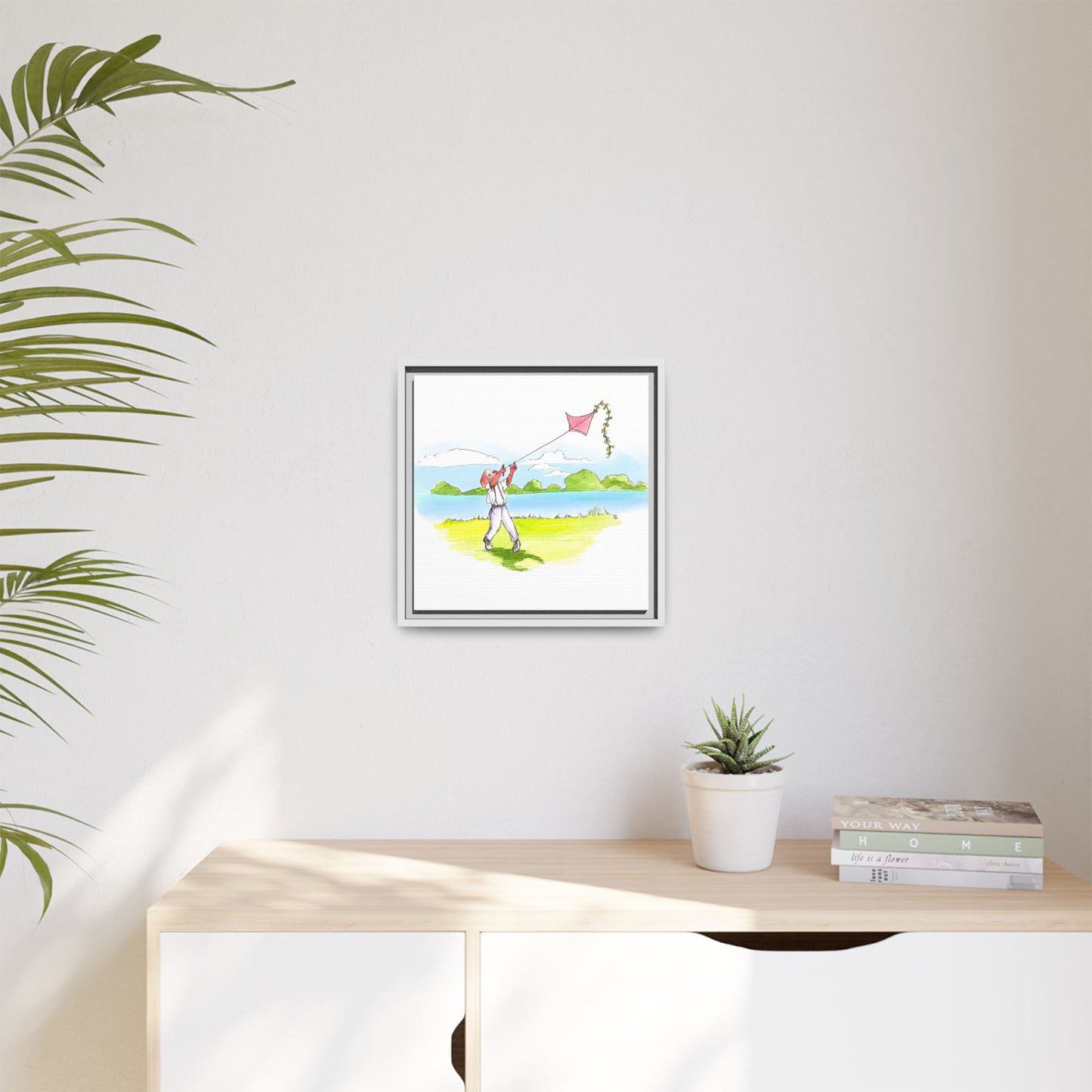 Dogi Fun Matte Canvas Framed