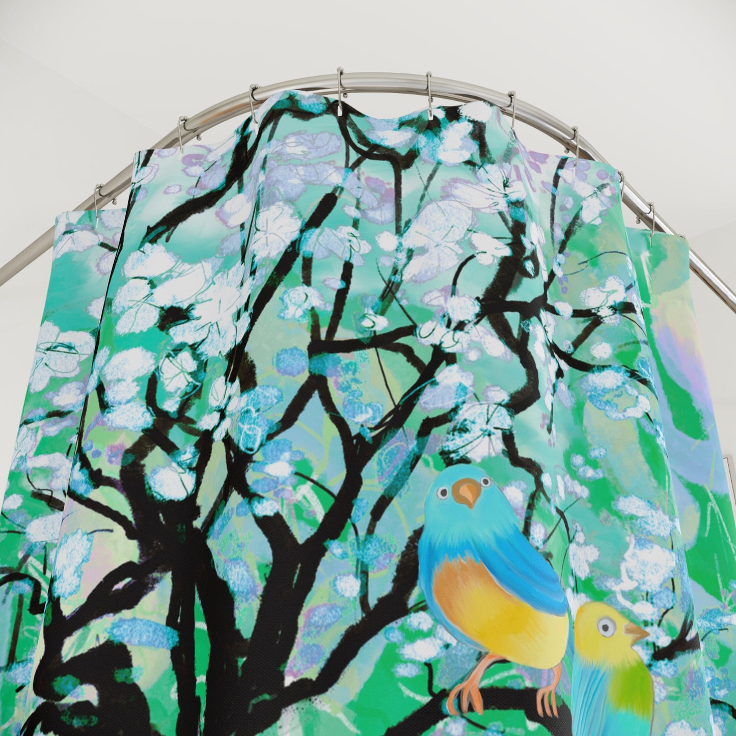 Shower Curtains Joyful Landscapes