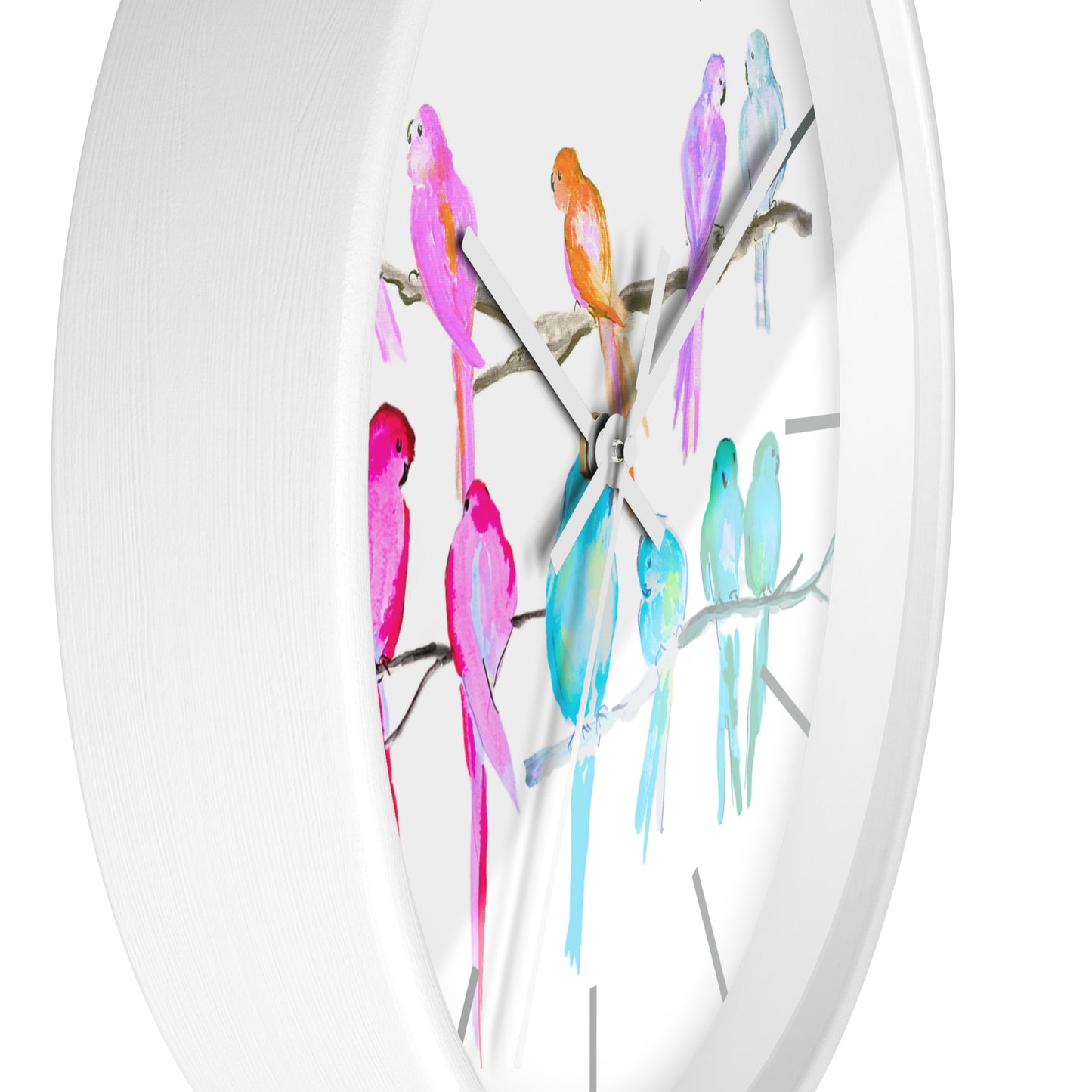 Jolly Birds Wall Clock, Multi-Color