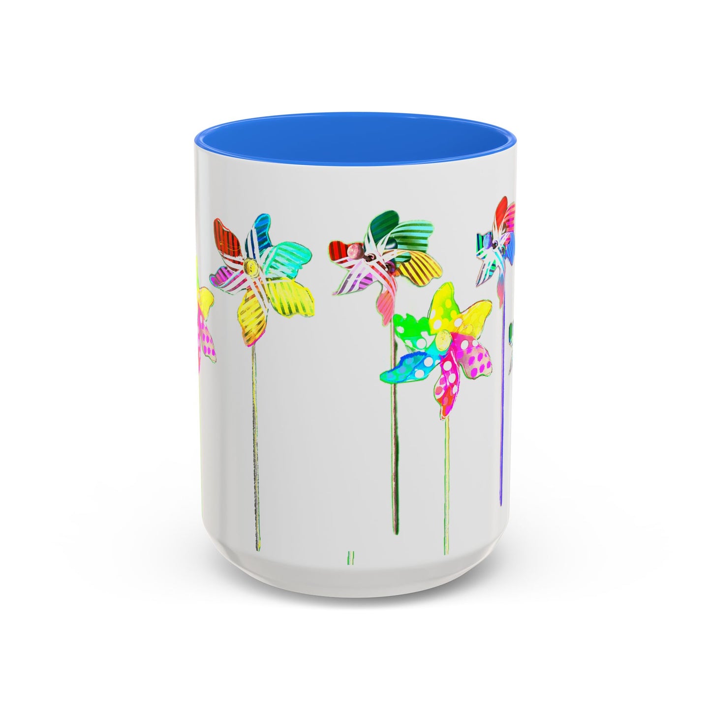 Pinwheels Mug Blue