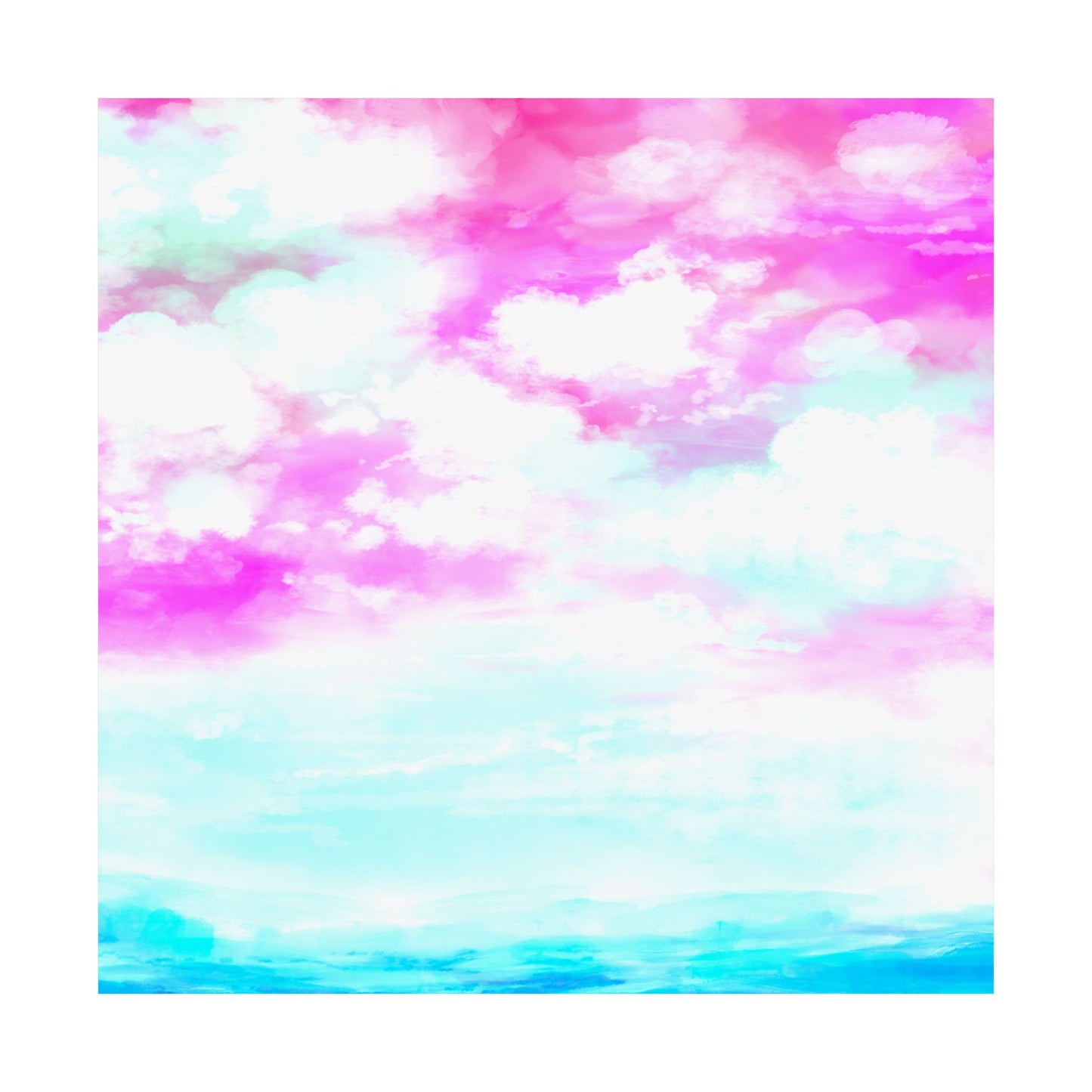 Art Decor Matte Posters Cloud Song
