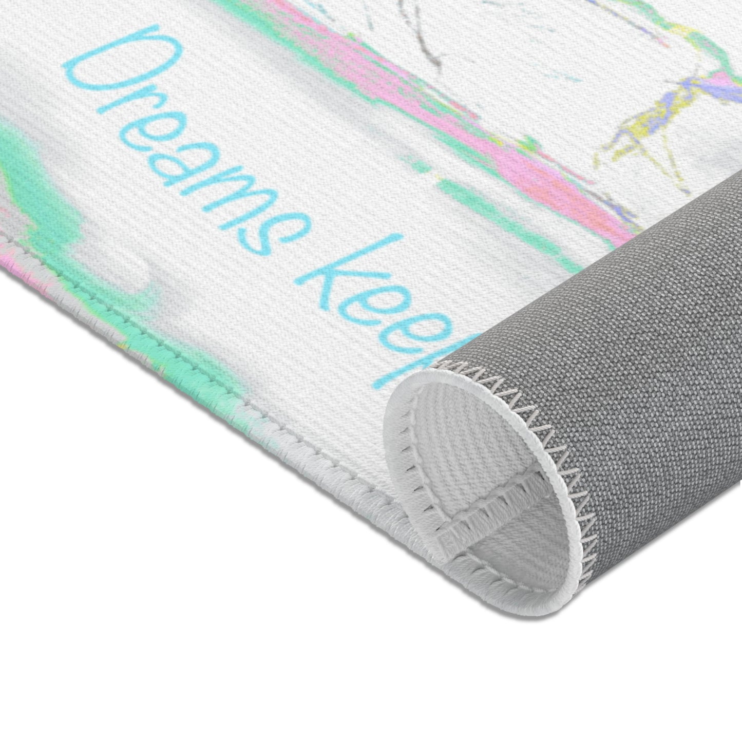 Joyful Landscapes and Butterflies Indoor Area Rug, Multi-colors