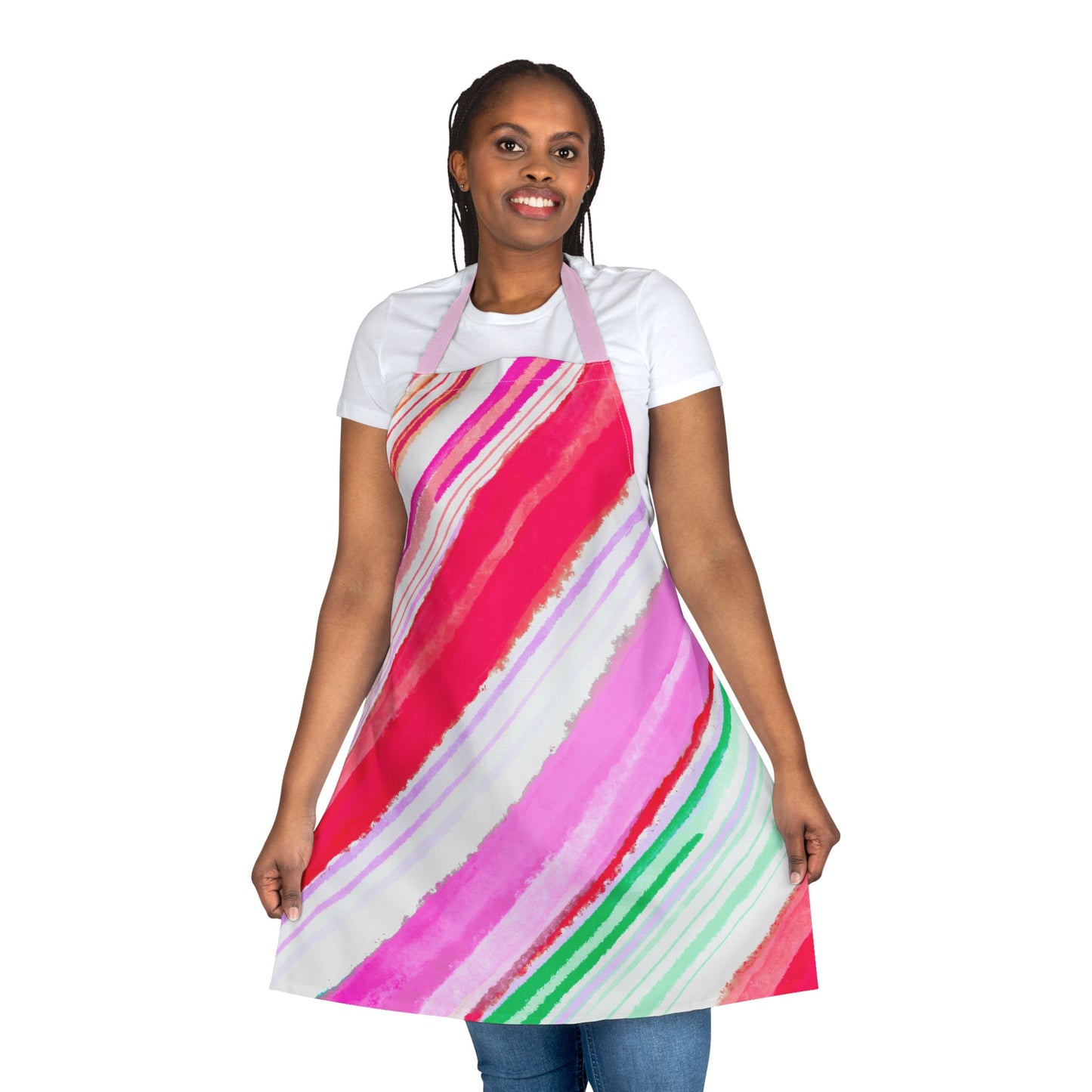 Diagonal Stripes Apron