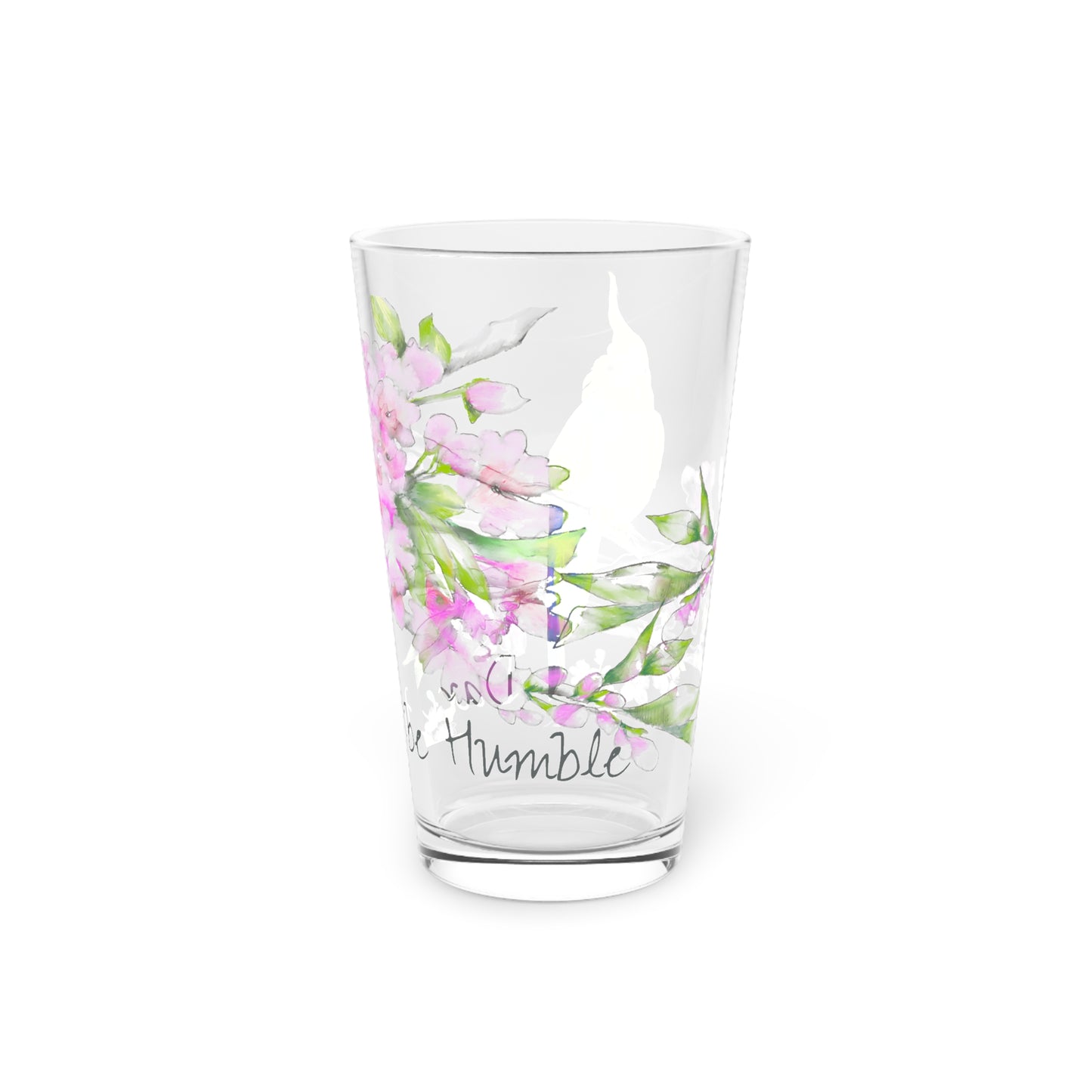 Cherry Chirp Pint Glass "Dare to be Humble"