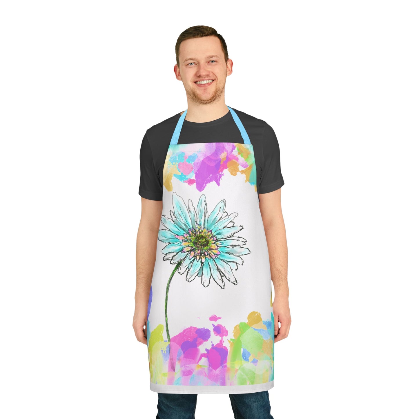 Zinnia Color Splash Apron