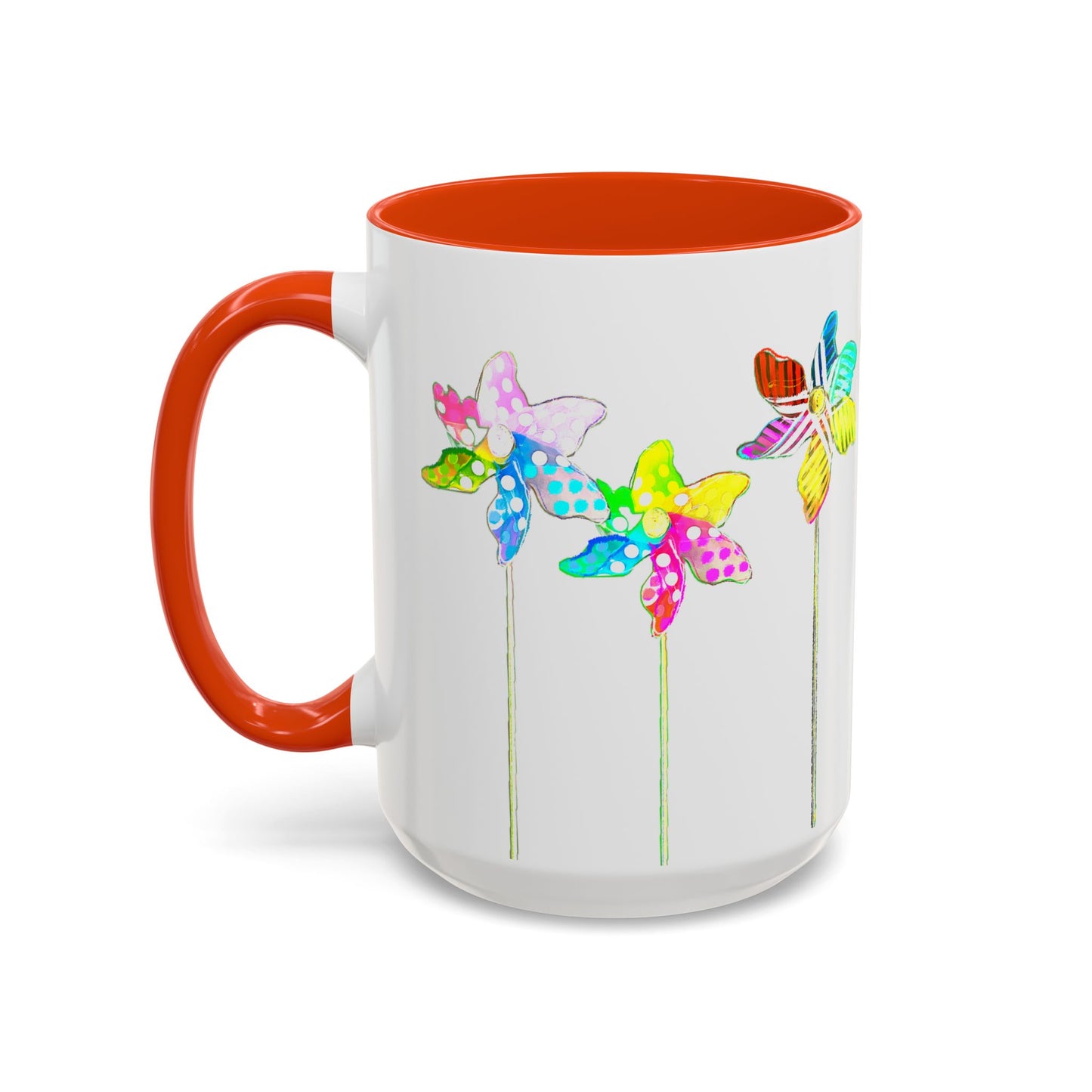 Pinwheels Mug Orange