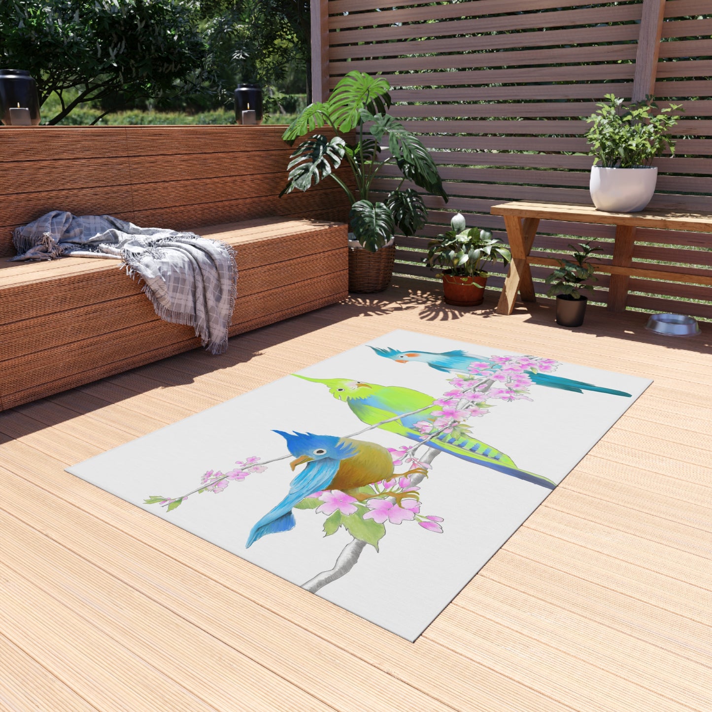 Cherry Chirp Indoor/Outdoor Rug