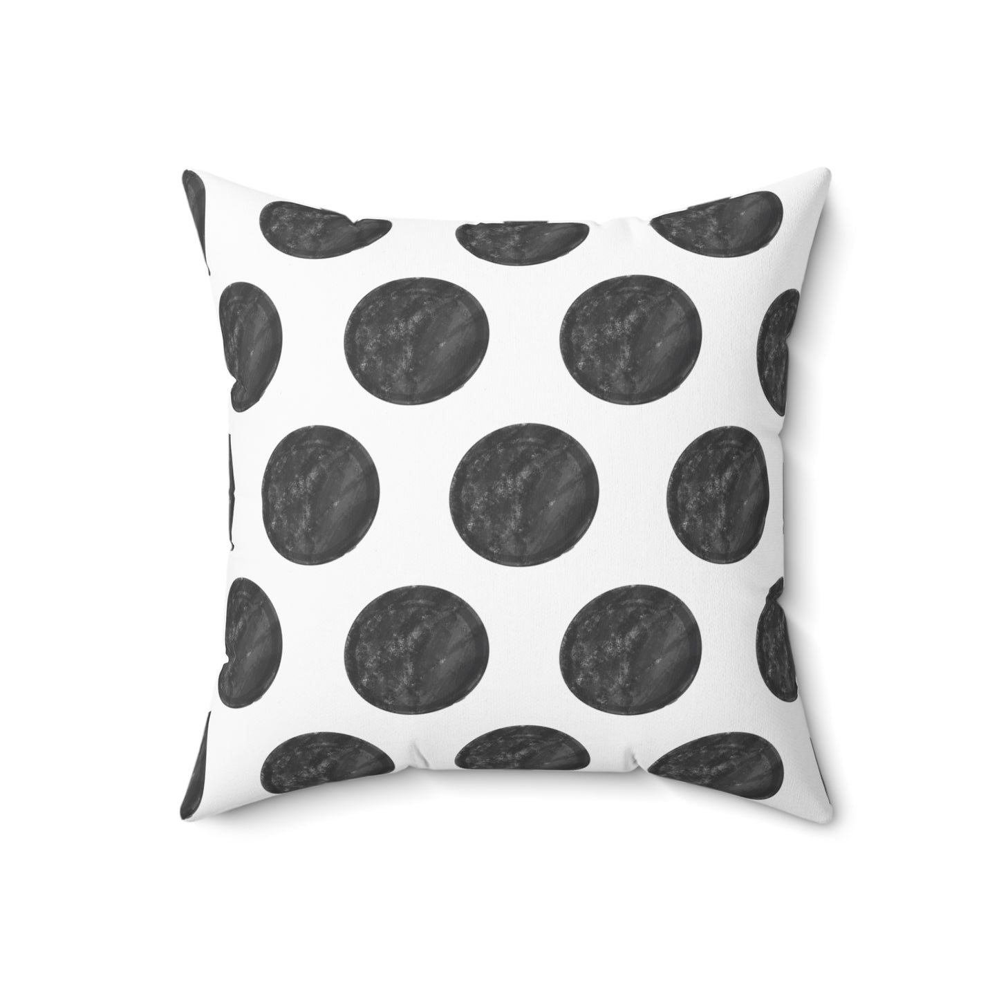 Polka Dot Joy Polyester Square Pillow “Dare to…”