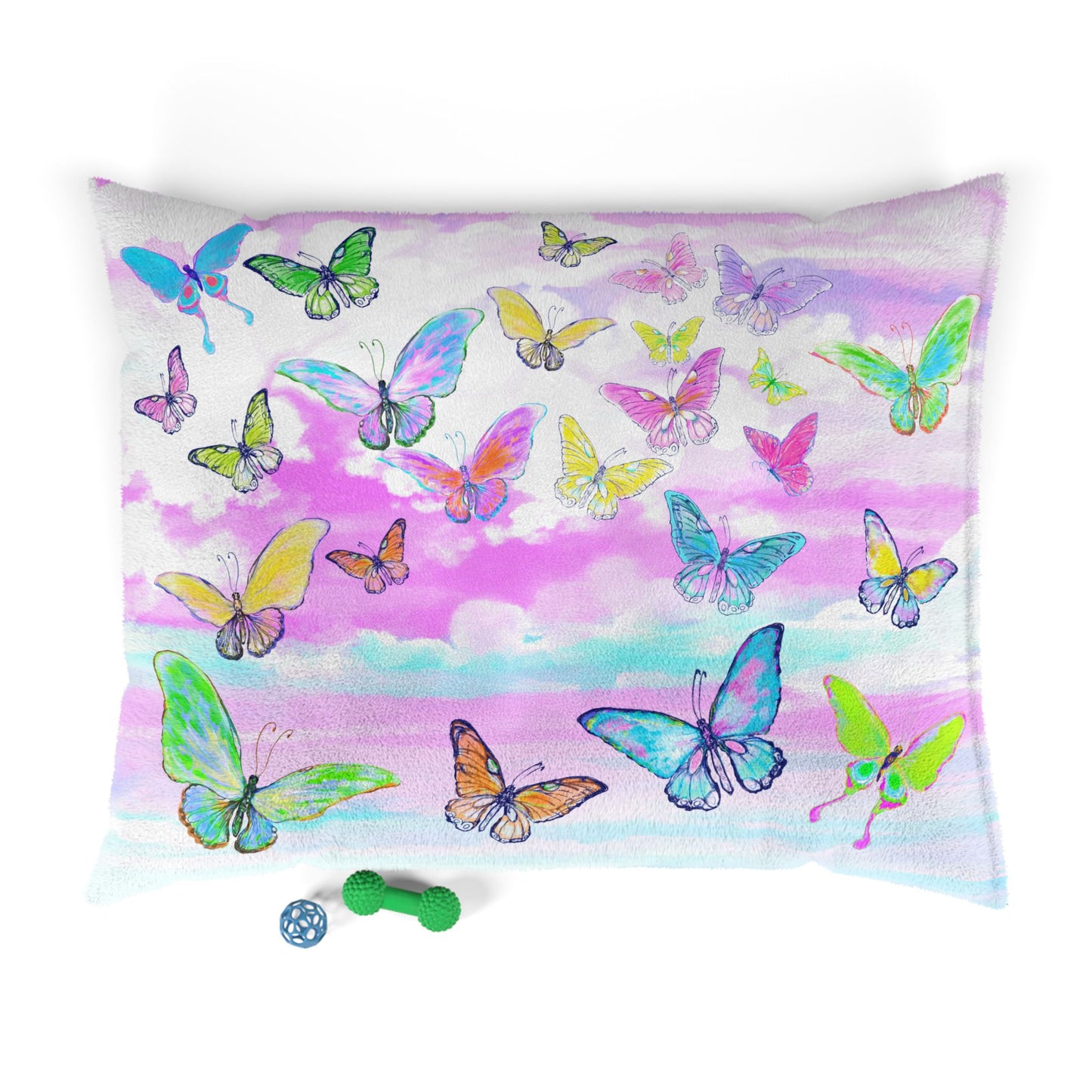 Jive Pet Bed Colorful Butterflies