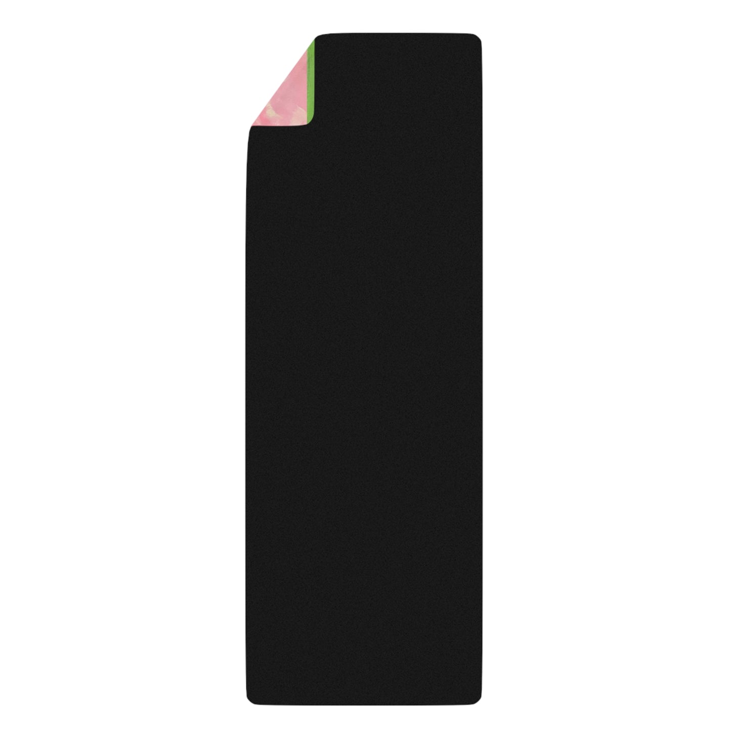 Rubber Yoga Mat All About Watercolor Stripes
