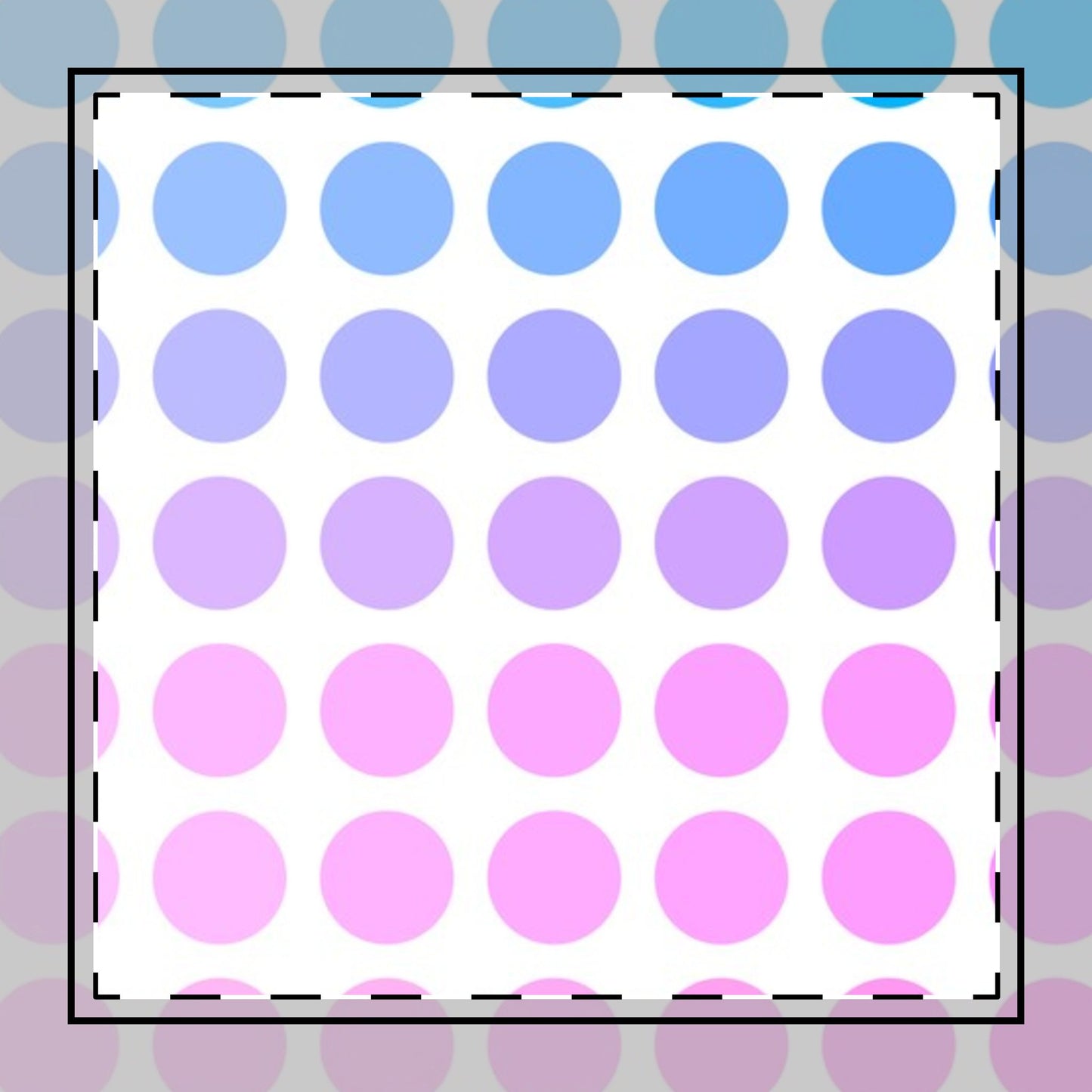 Polka Dot Joy Poly Twill Napkin, Blue/Lilac/Pink, Bright White Fabric Background