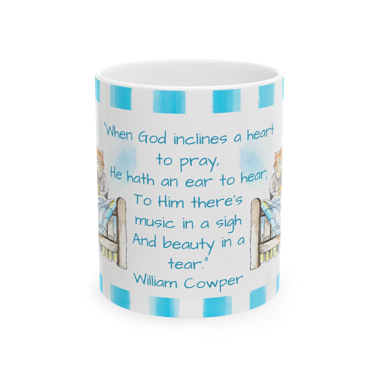 Kitty Fun Mug “When God inclines…”