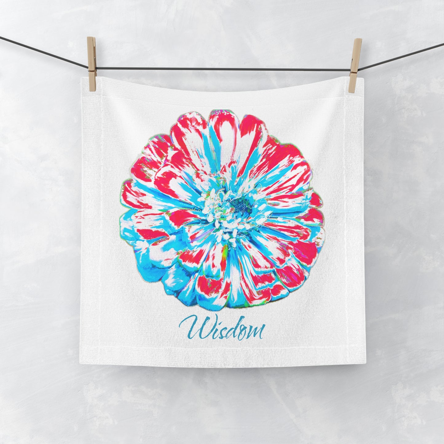 Zinnia Face Towel Wisdom