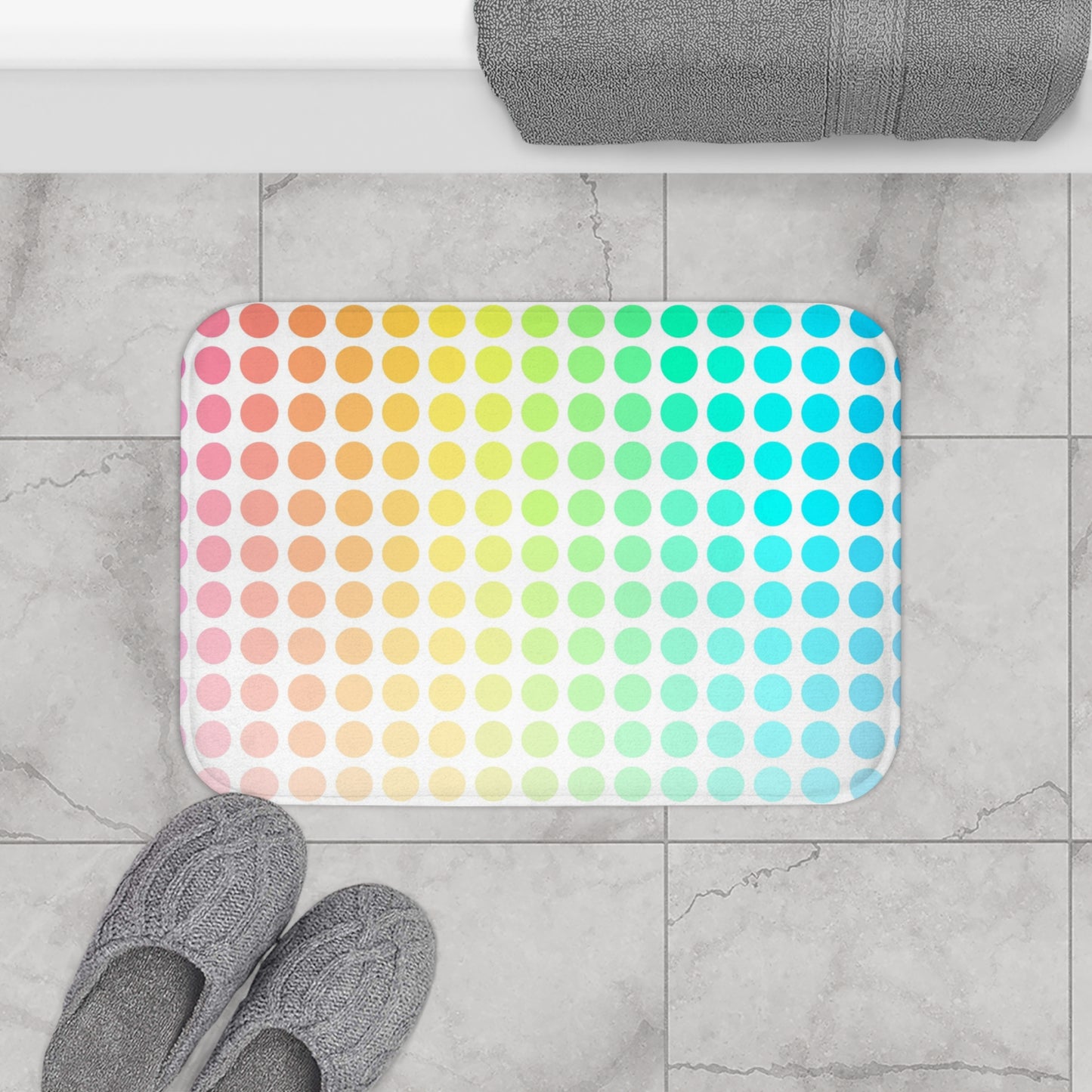 Polka Dot Joy Bath Mat