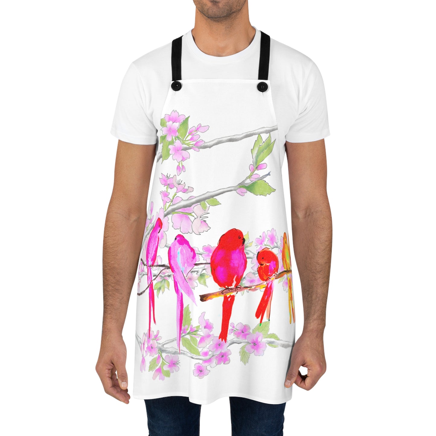 Cherry Chirp Apron