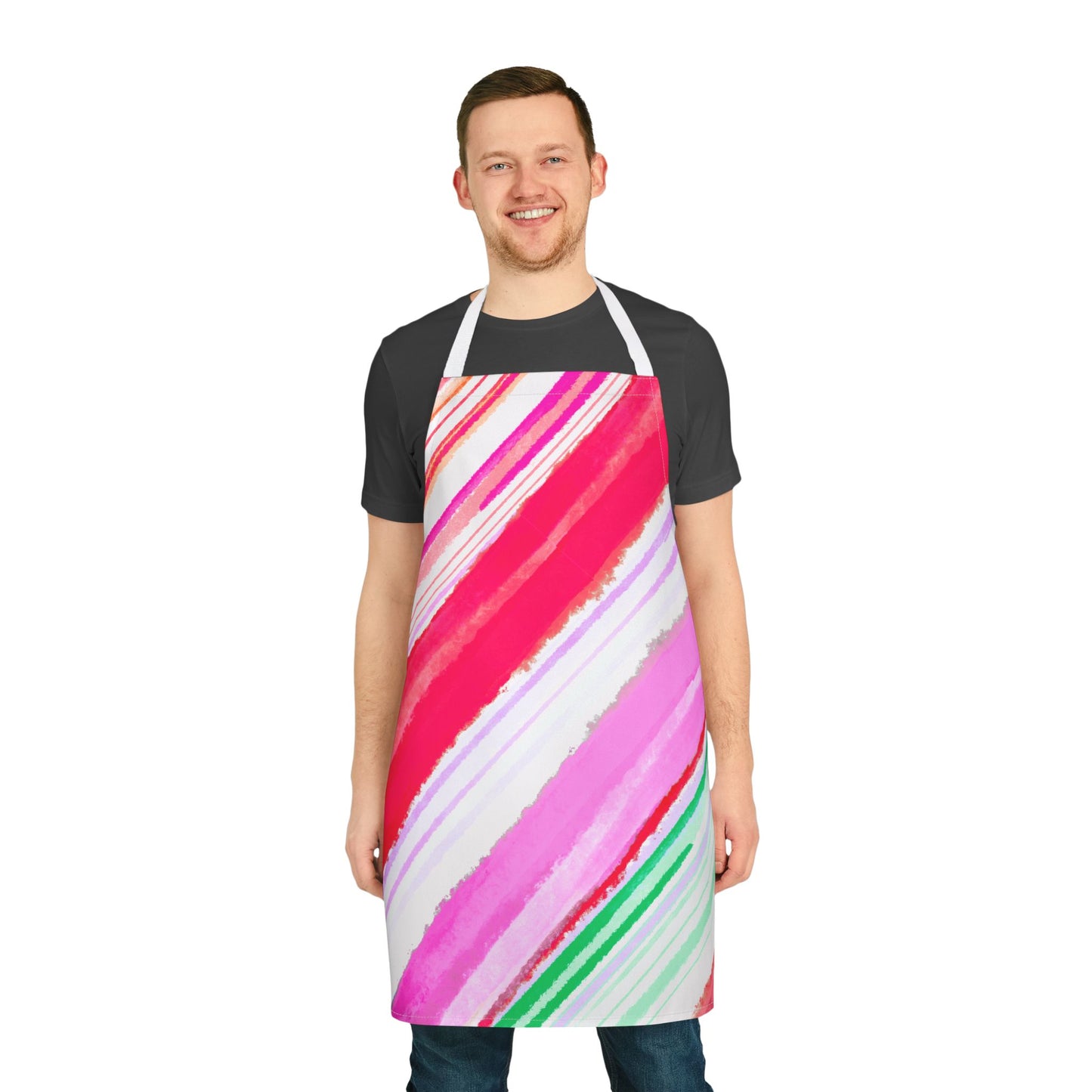 Diagonal Stripes Apron
