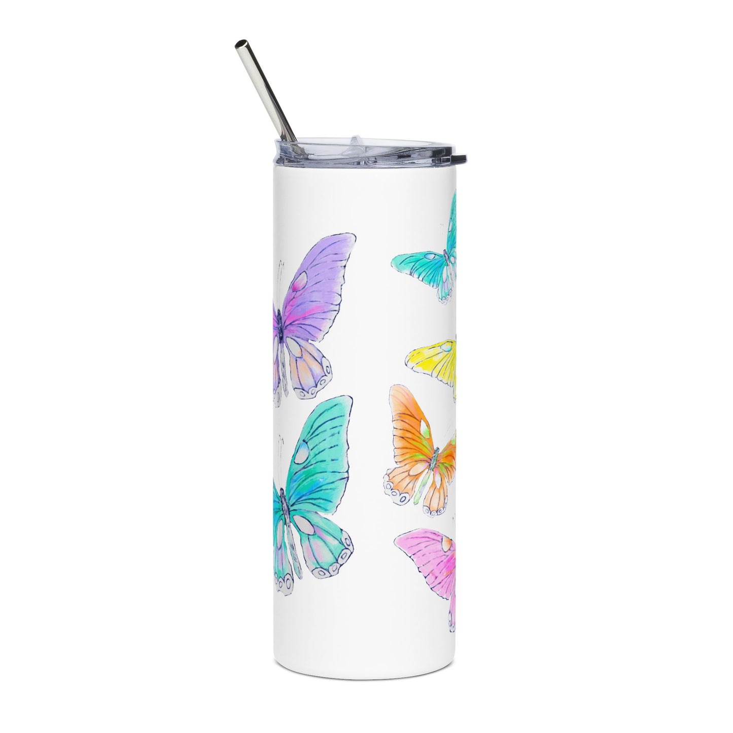Stainless Steel Tumblers, 20oz Butterfly Ballet