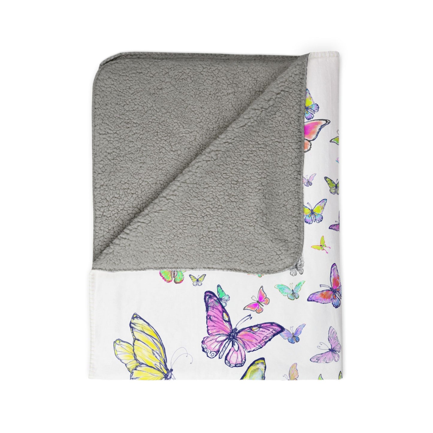 Blossom Glide Fleece Sherpa Blanket