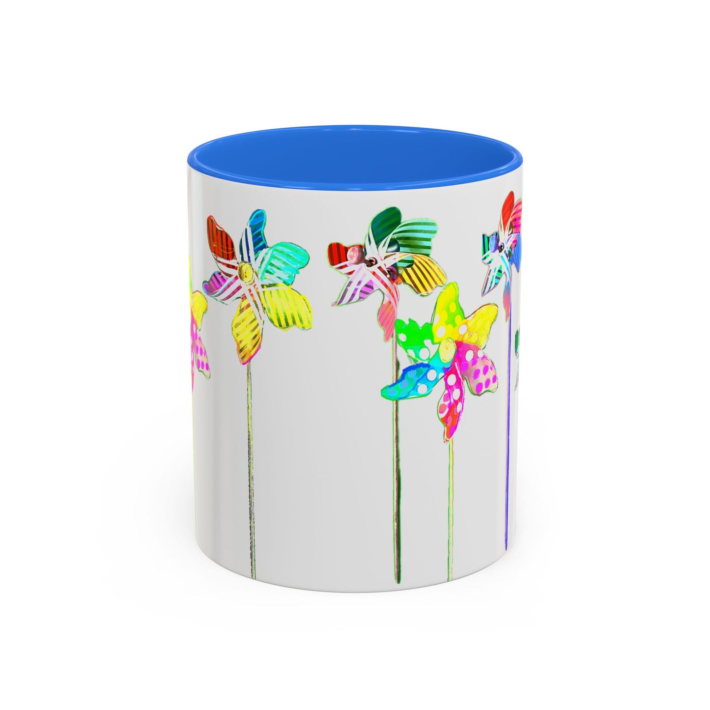 Pinwheels Mug Blue