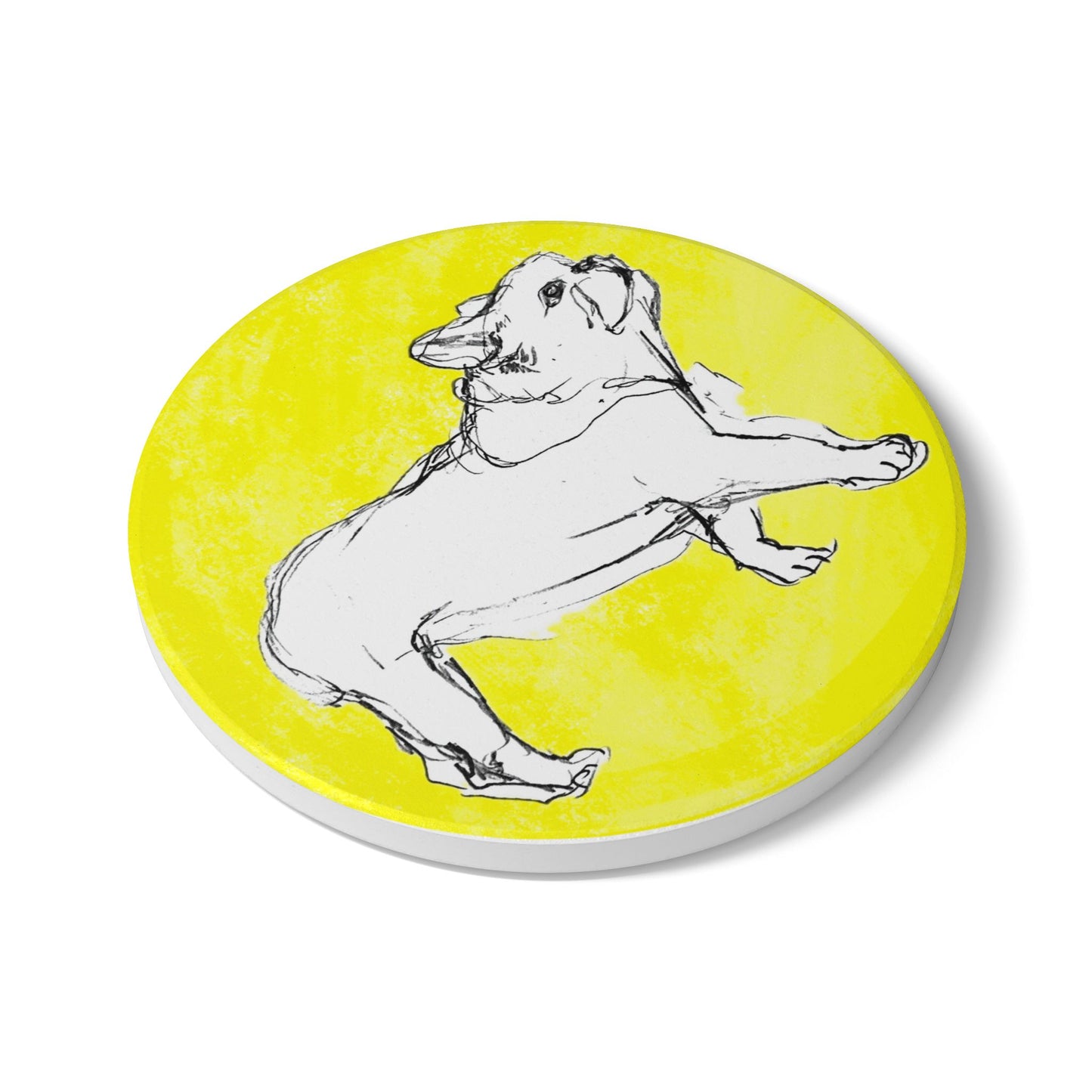 Dogi Fun Ceramic Coaster