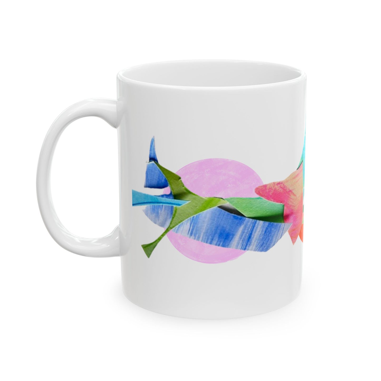 Pattern Play Mug Pink Red Blue