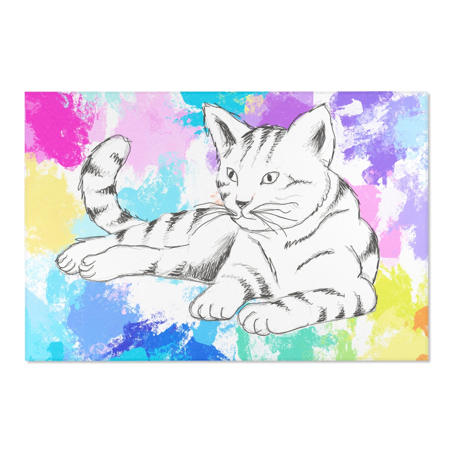 Kitty Fun Indoor Area Rugs