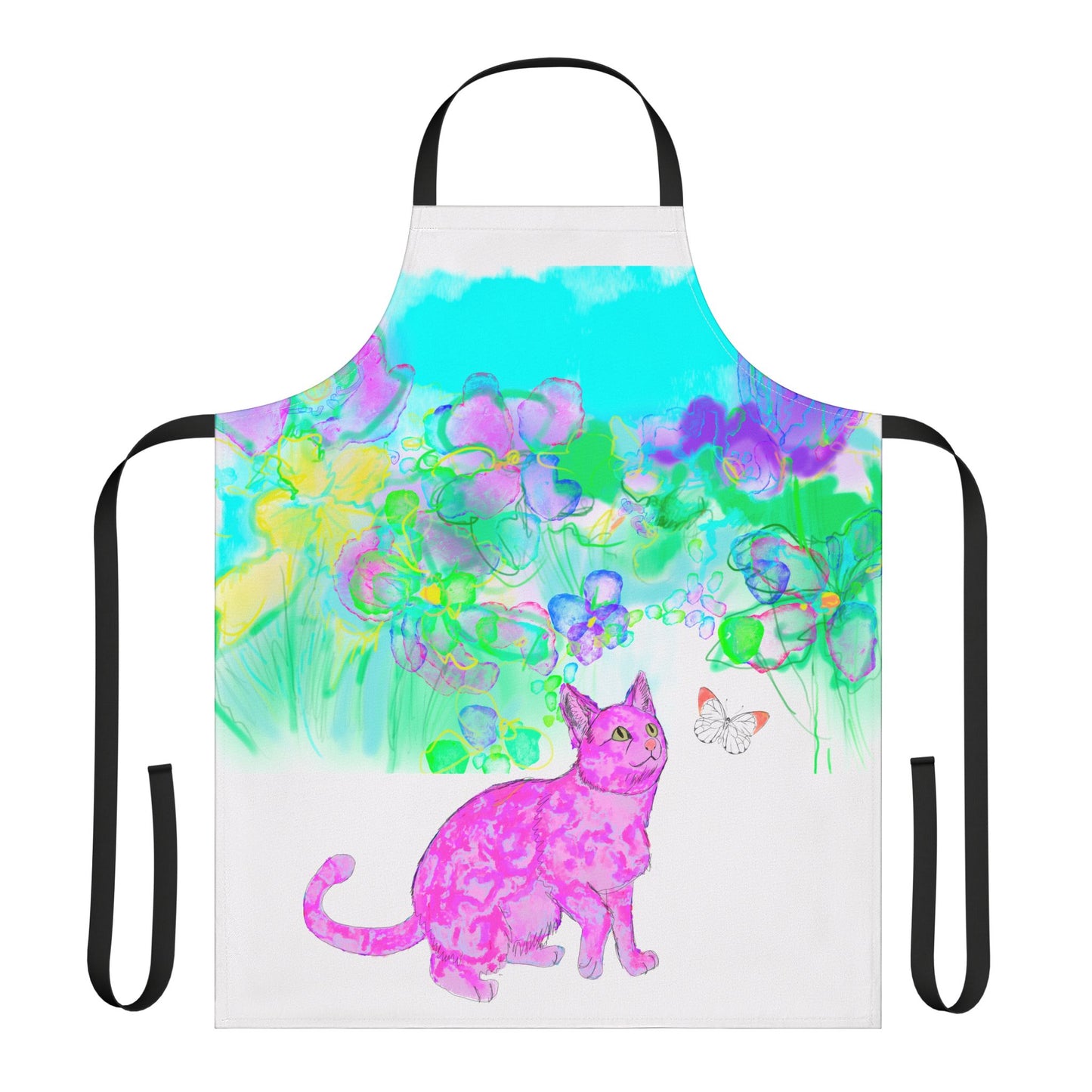 Colorful Cat Apron