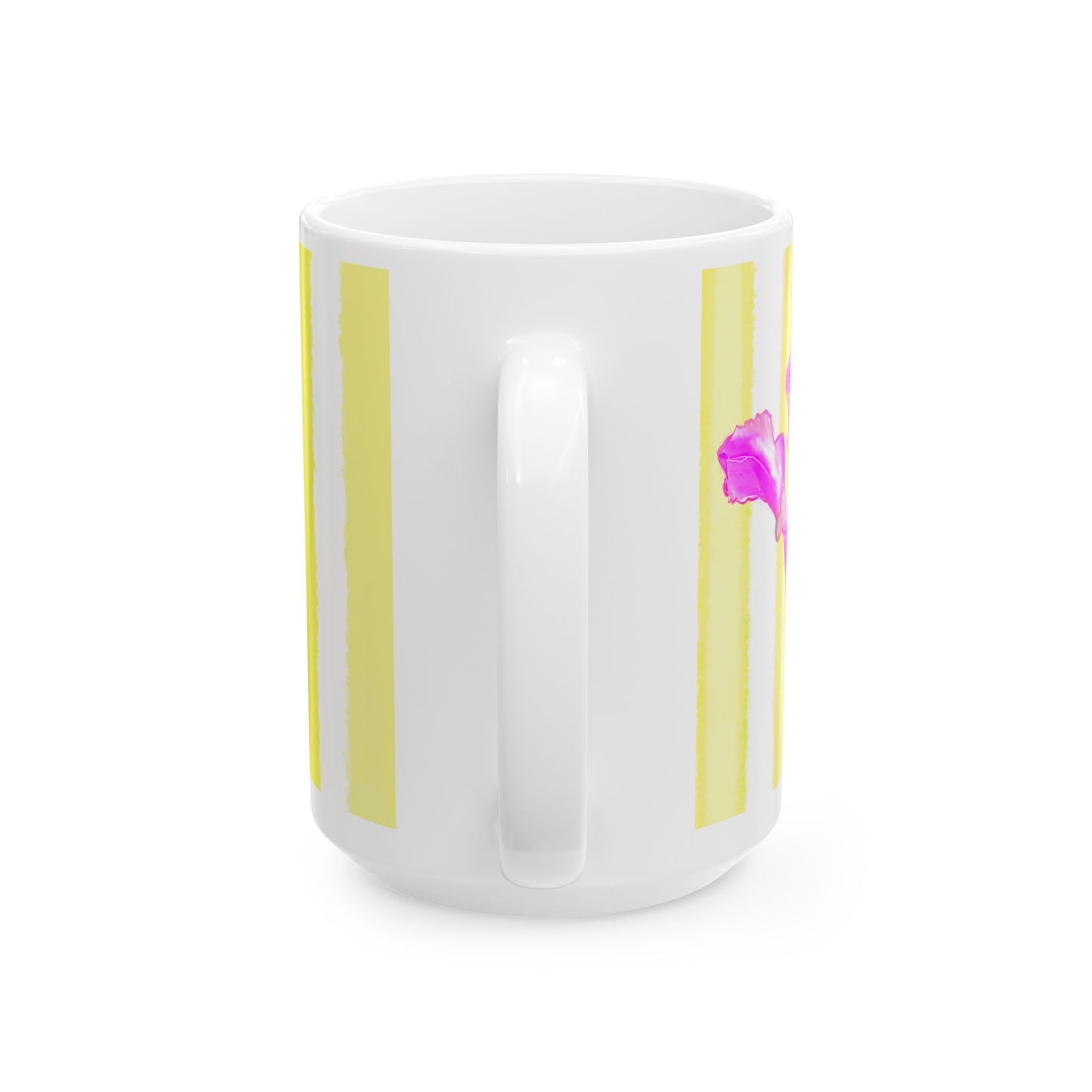 Dancing Tulips Mug Yellow Raspberry
