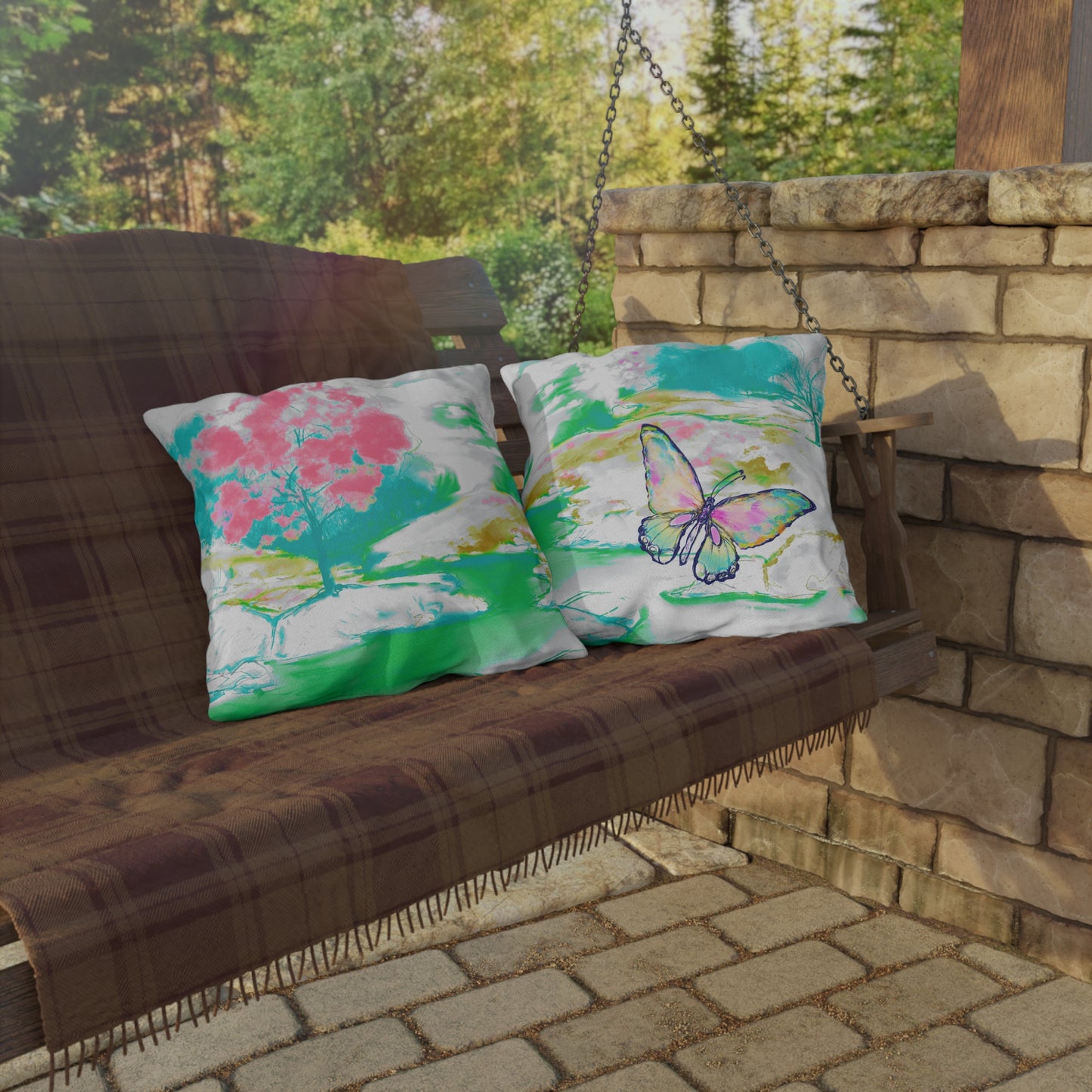 Joyful Landscapes Outdoor Pillows