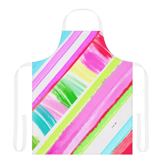 Diagonal Stripes Apron