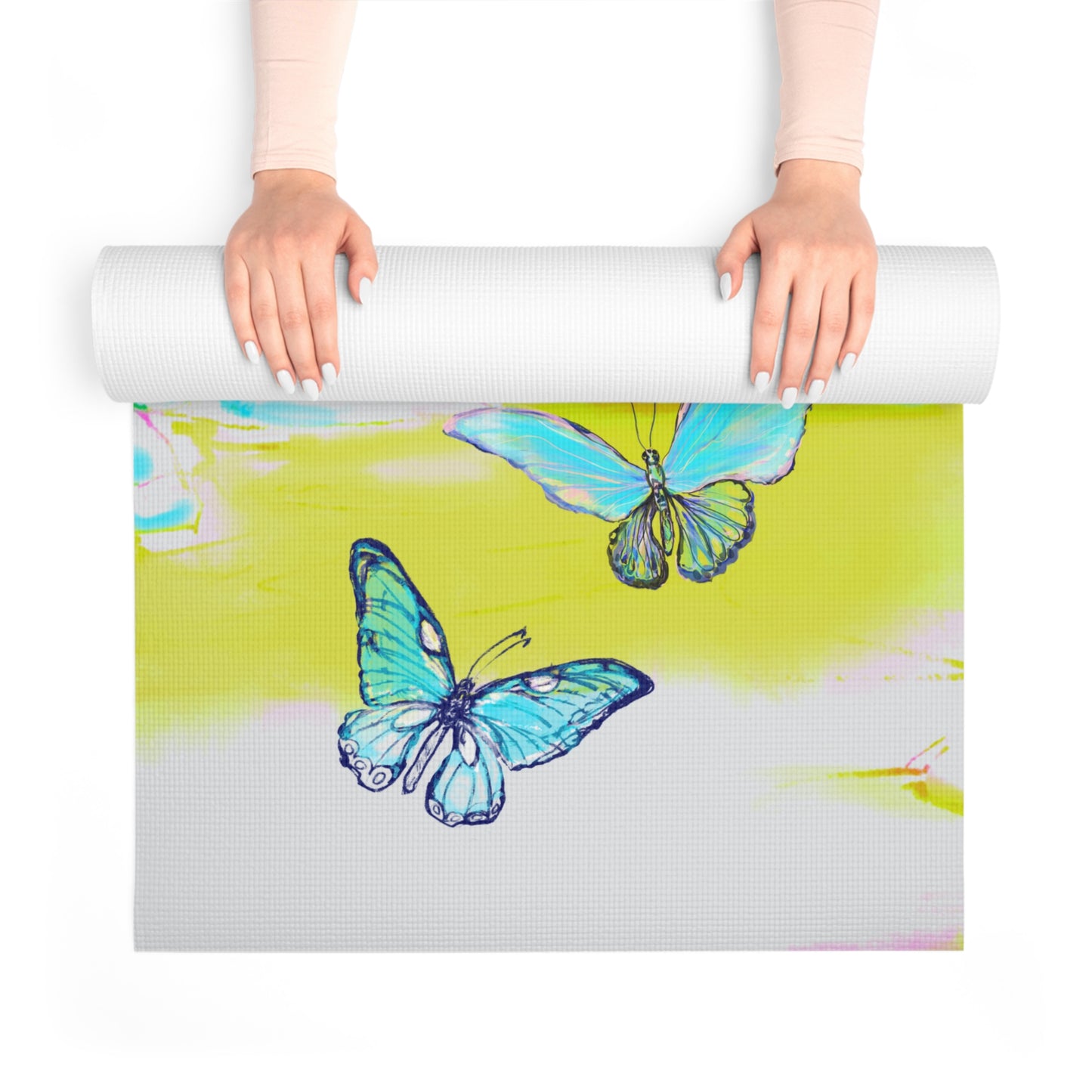 Foam Yoga Mats Fluttering Serenity