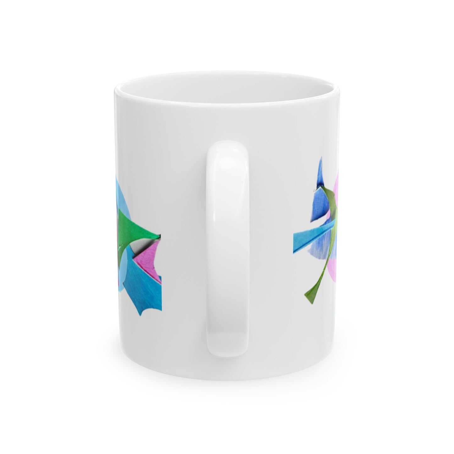 Pattern Play Mug Pink Red Blue