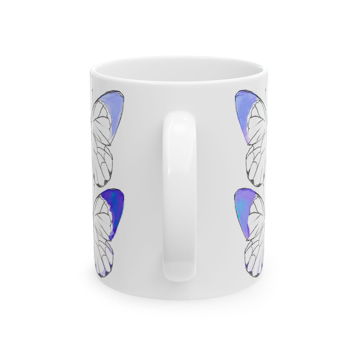 Chroma Ceramic Mug, (11oz, 15oz) Periwinkle Blue